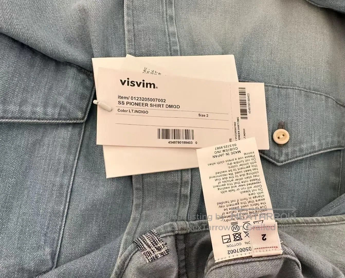 Visvim visvim ss pioneer damaged denim shirt. Size US S / EU 44-46 / 1 - 4 Thumbnail