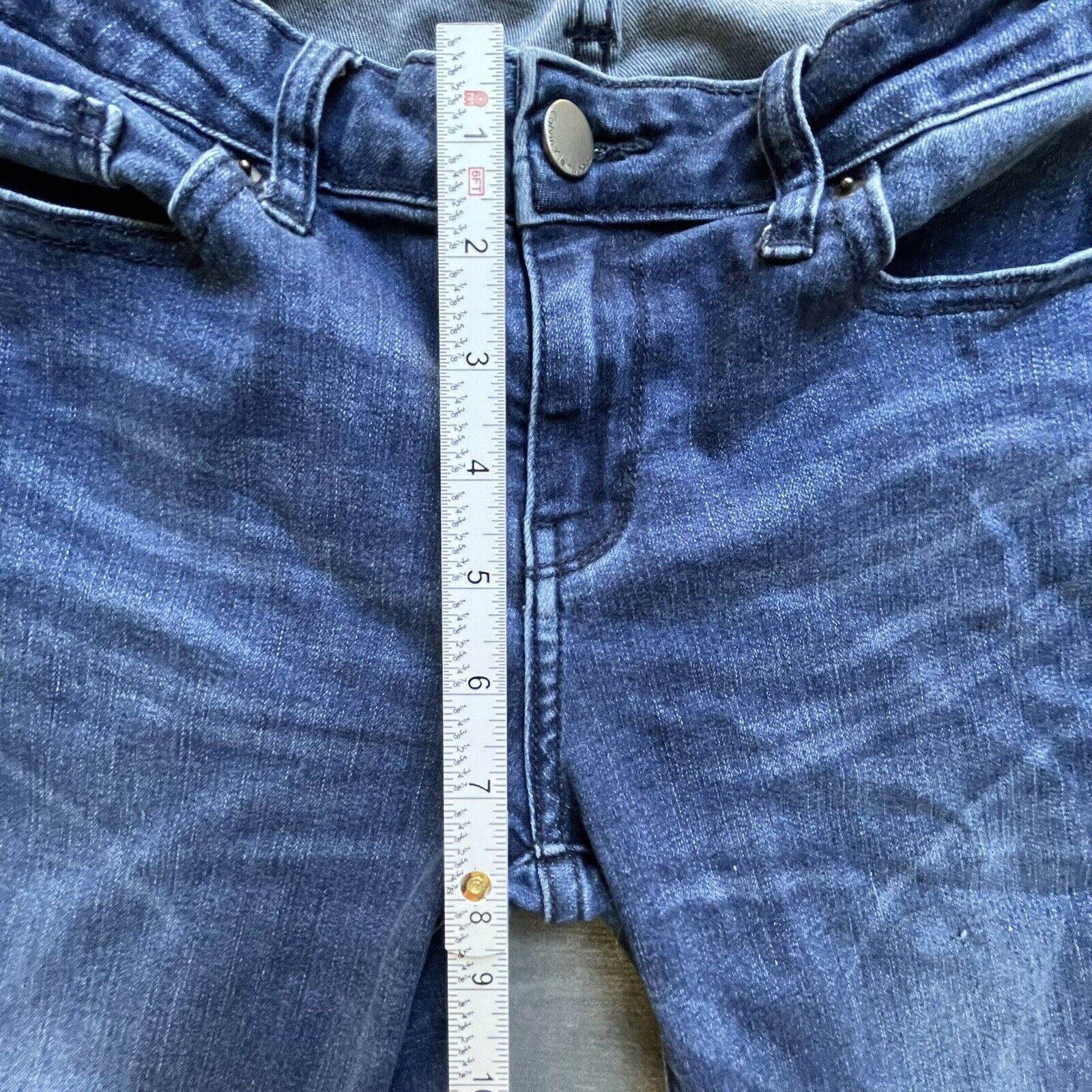 Calvin Klein Calvin Kleins Jeans Womens 4 Straight Leg Whisker Size 27" / US 4 / IT 40 - 6 Thumbnail