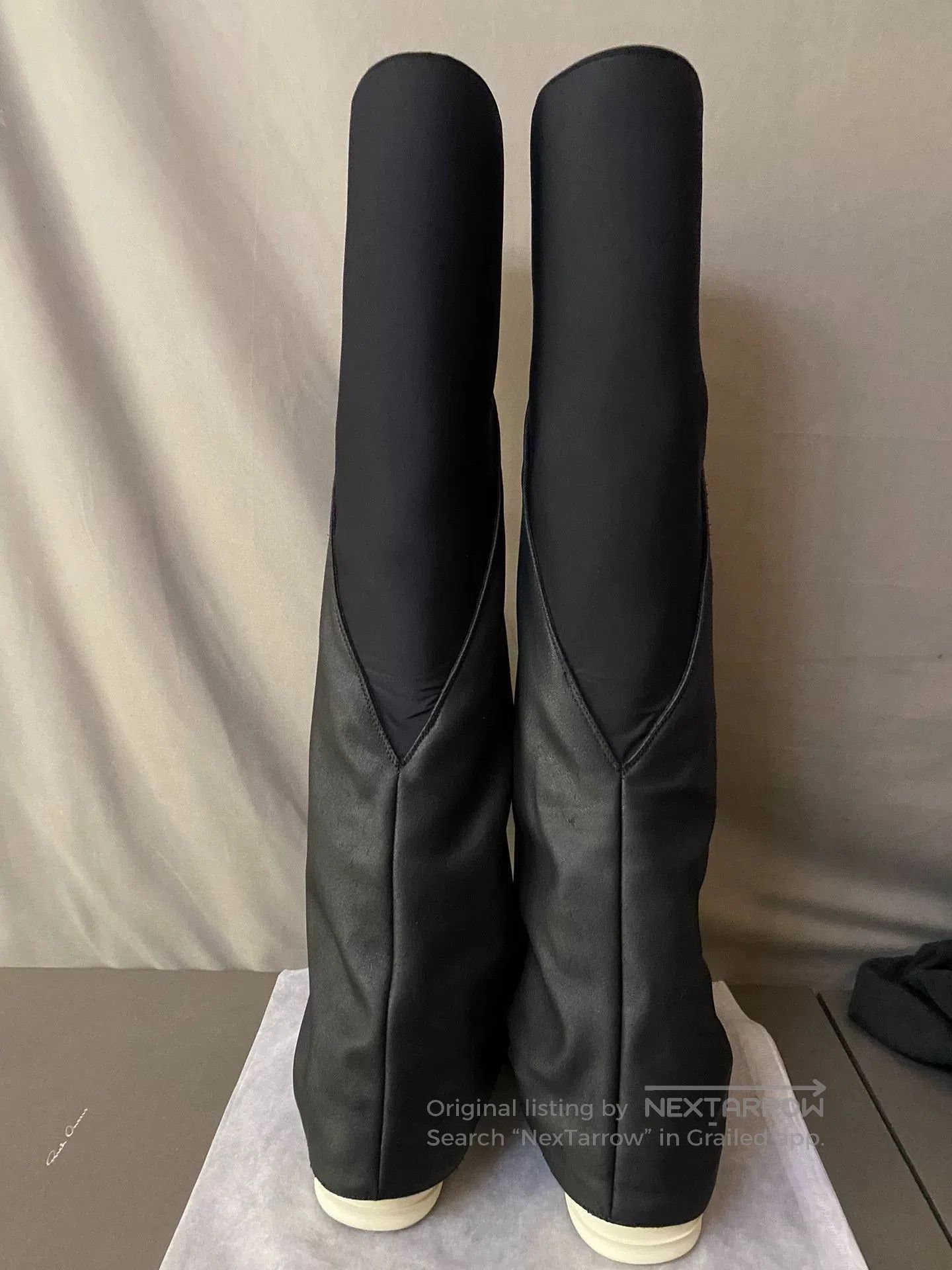 Rick Owens Rick Owens Waxed Panel Pocket Boots. Size US 7 / IT 37 - 5 Thumbnail