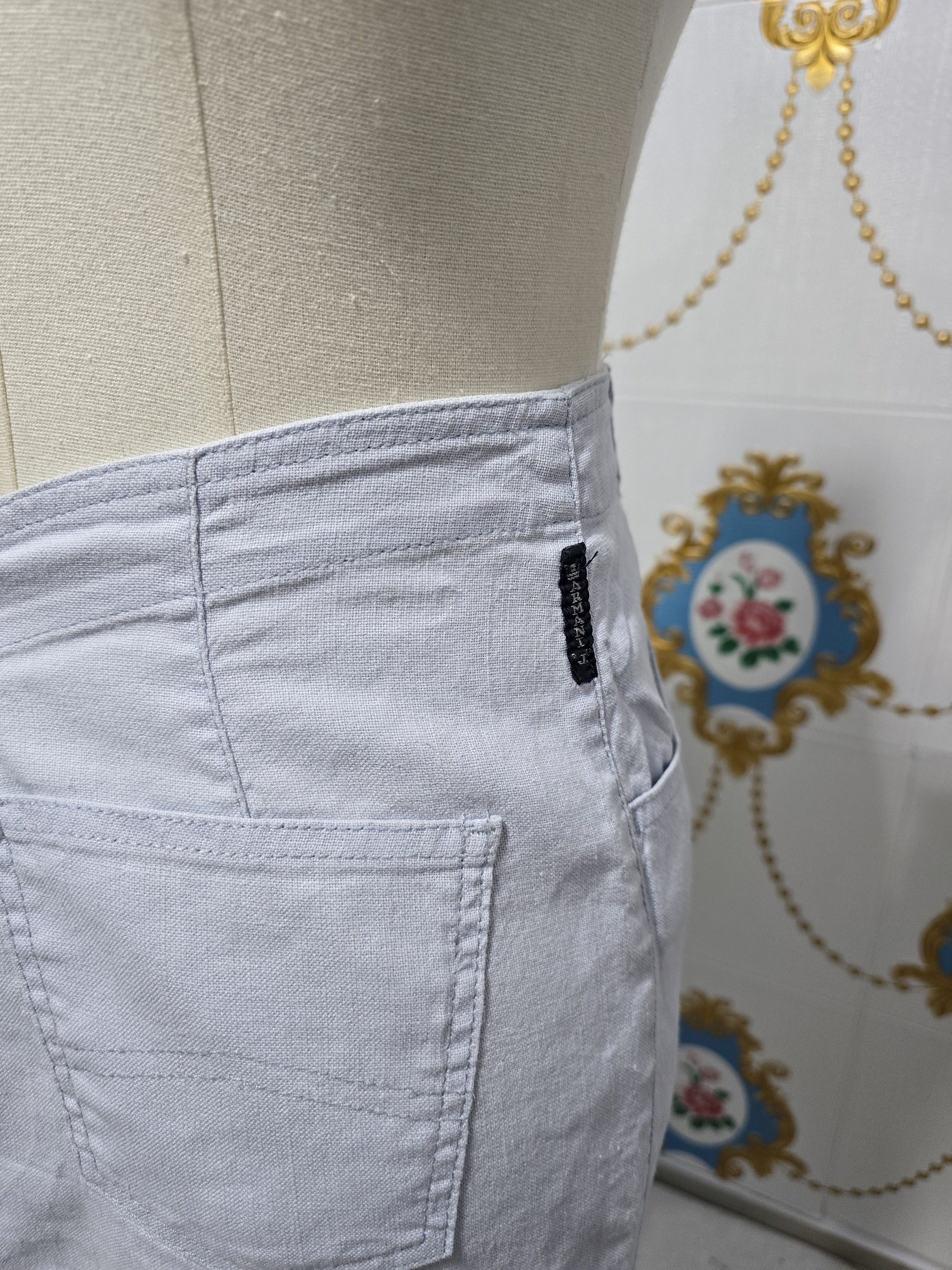 Giorgio Armani × Vintage ARMANI JEANS Vintage Size Medium LINEN EXCELLENT Size 30" / US 8 / IT 44 - 5 Thumbnail