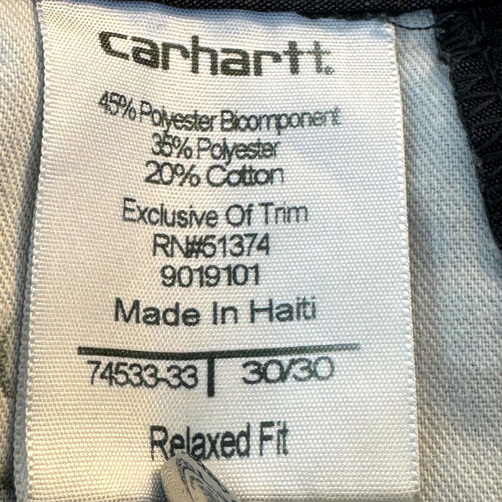 Carhartt Carhartt Carpenter Pants Men 30x30 Navy Relaxed Canvas Workwear Size US 30 / EU 46 - 5 Thumbnail
