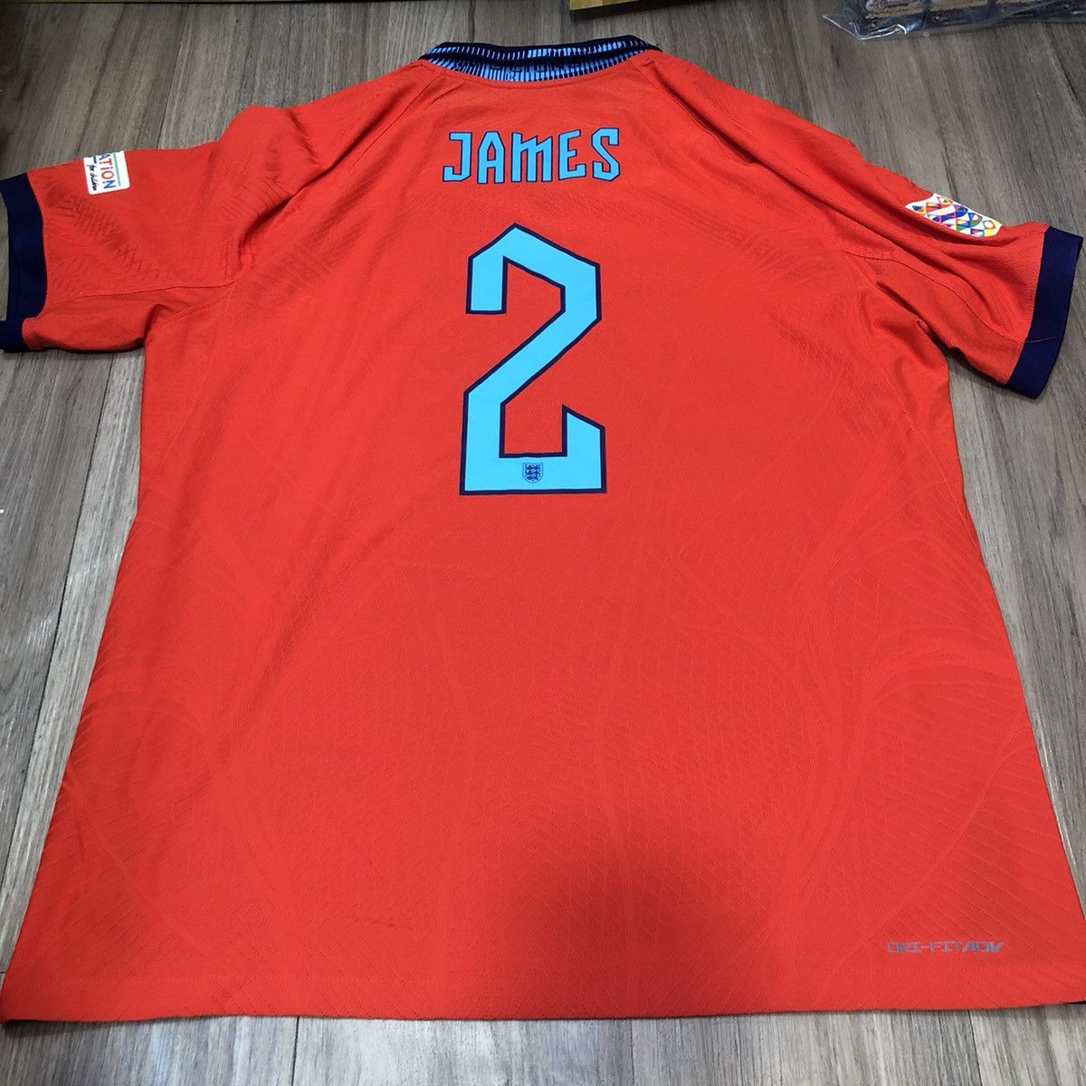 Nike England 22/23 player issue away shirt #2 James Size US XL / EU 56 / 4 - 2 Thumbnail