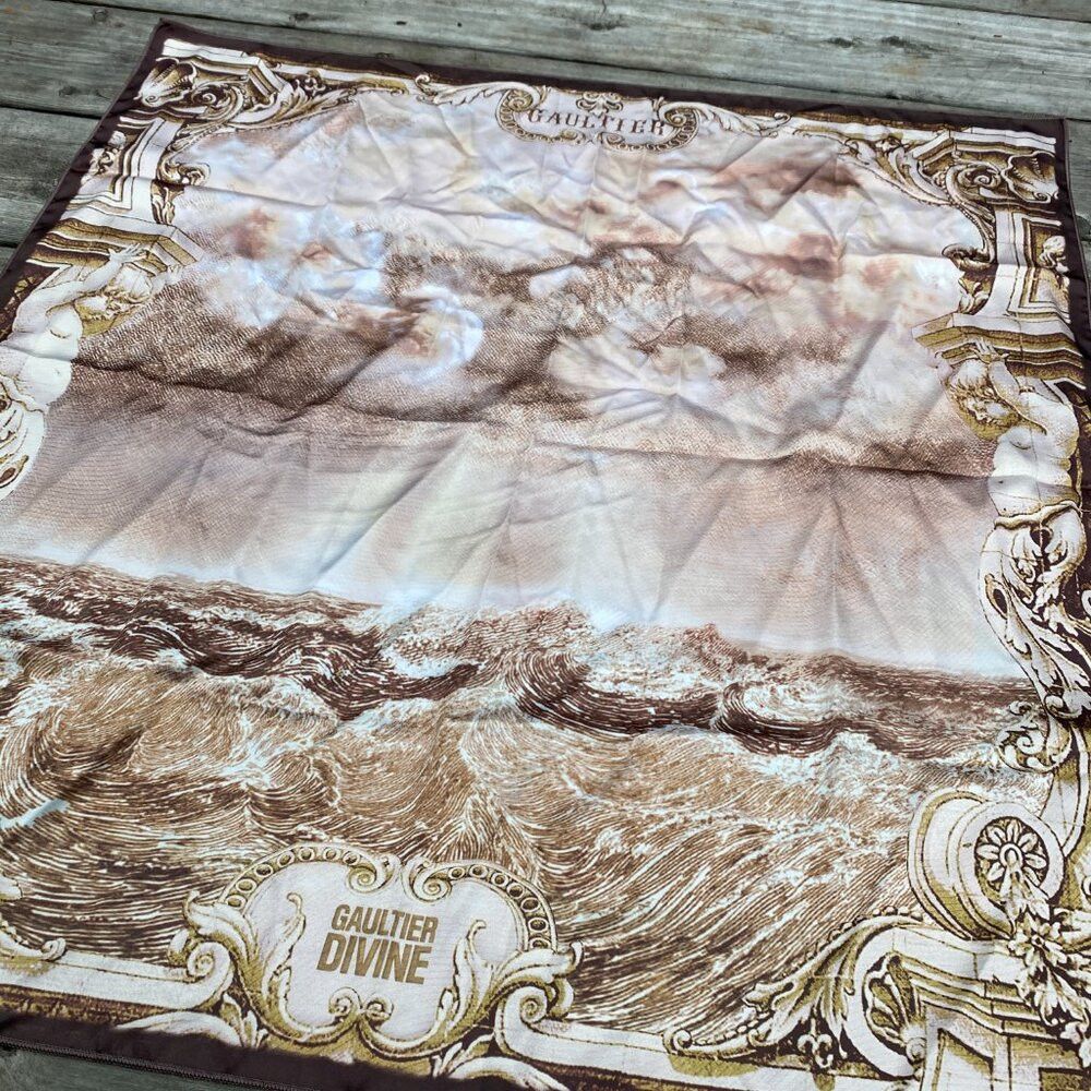Jean Paul Gaultier Vintage Jean Paul Gaultier Foulard Divine Renaissance Scarf Size ONE SIZE - 7 Thumbnail