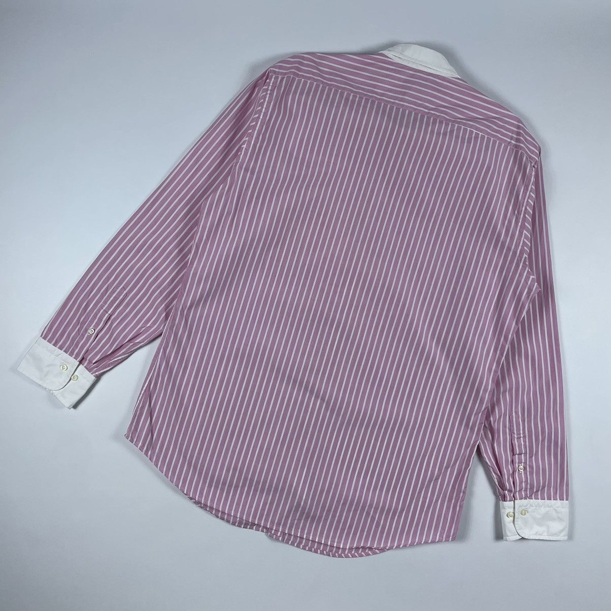 Burberry Burberry London Striped Shirt Button Up Size US XL / EU 56 / 4 - 13 Thumbnail