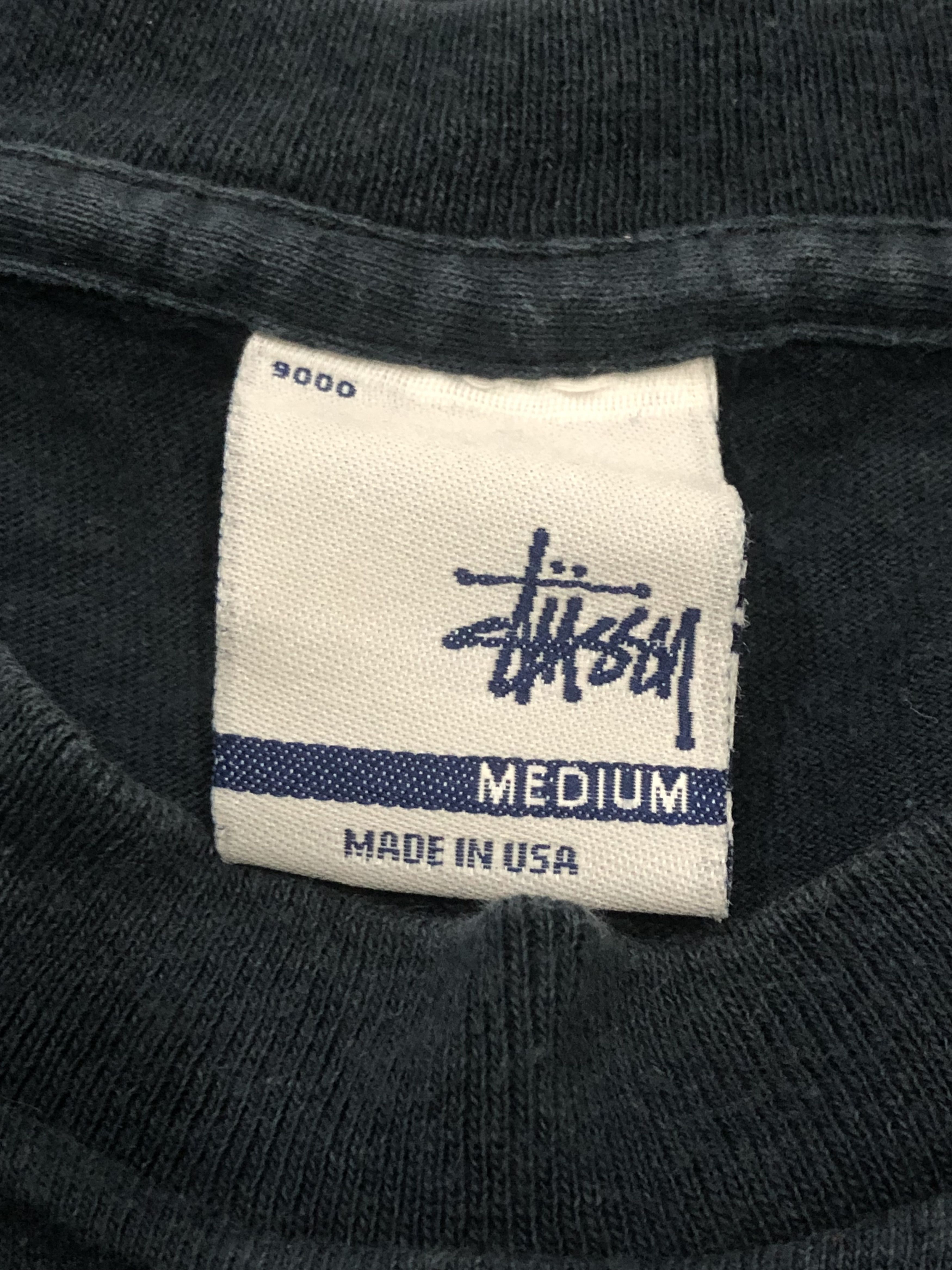 Hypebeast × Stussy × Vintage Vintage 90s Stussy Made In Usa Men Navy Tshirt Size US M / EU 48-50 / 2 - 5 Thumbnail