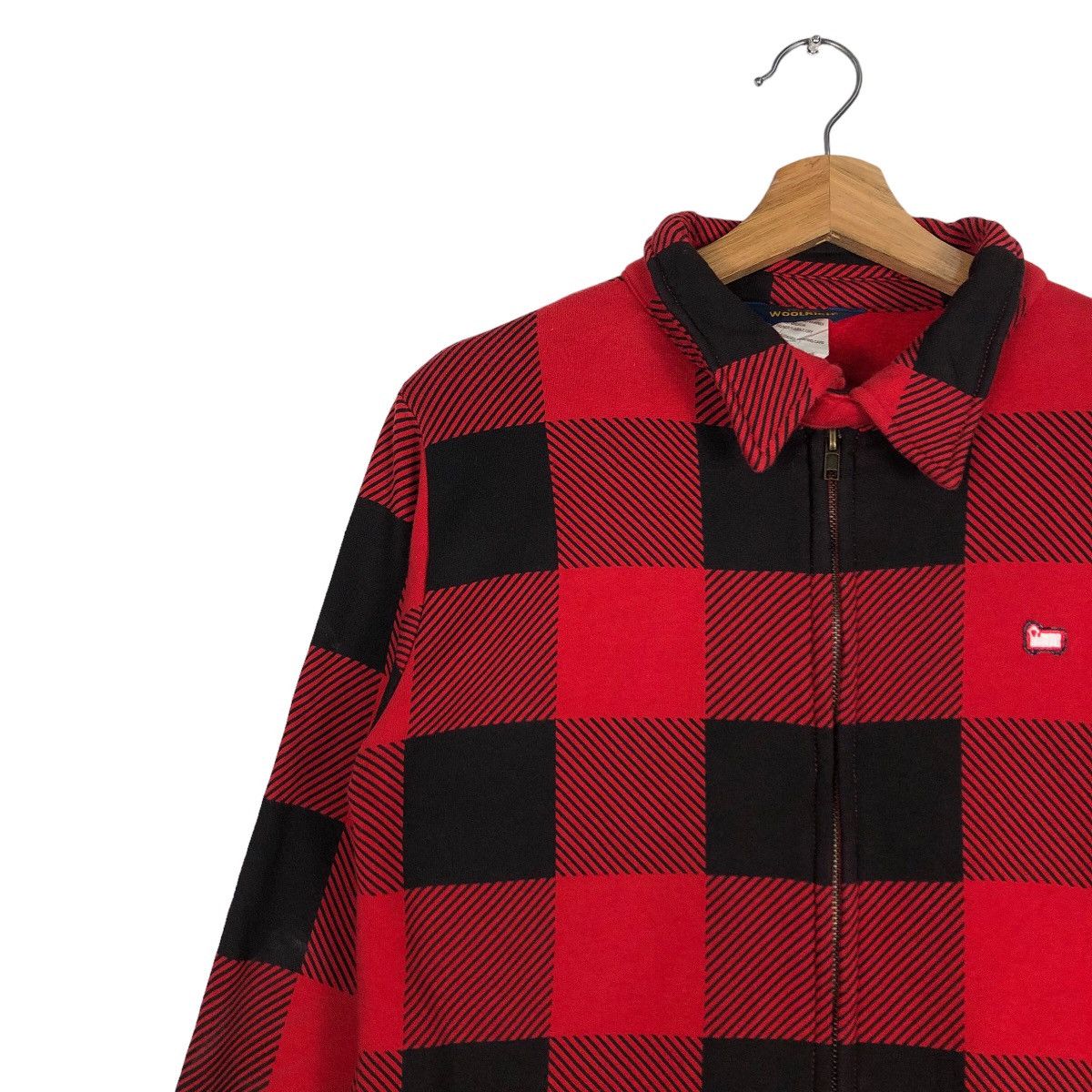 Japanese Brand 🔥Vintage Bomber Jacket Woolrich Tartan Design Punk Design Size US M / EU 48-50 / 2 - 7 Thumbnail