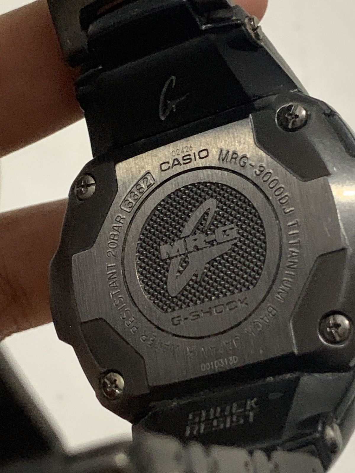 G Shock Watch Casio G-Shock Mrg 3000DJ Tough Solar Like New Original Size 40 - 7 Thumbnail