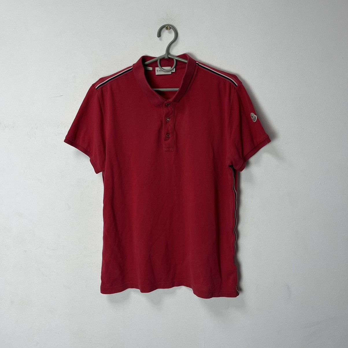 Moncler Moncler Polo T-shirt Size US L / EU 52-54 / 3 - 1 Thumbnail