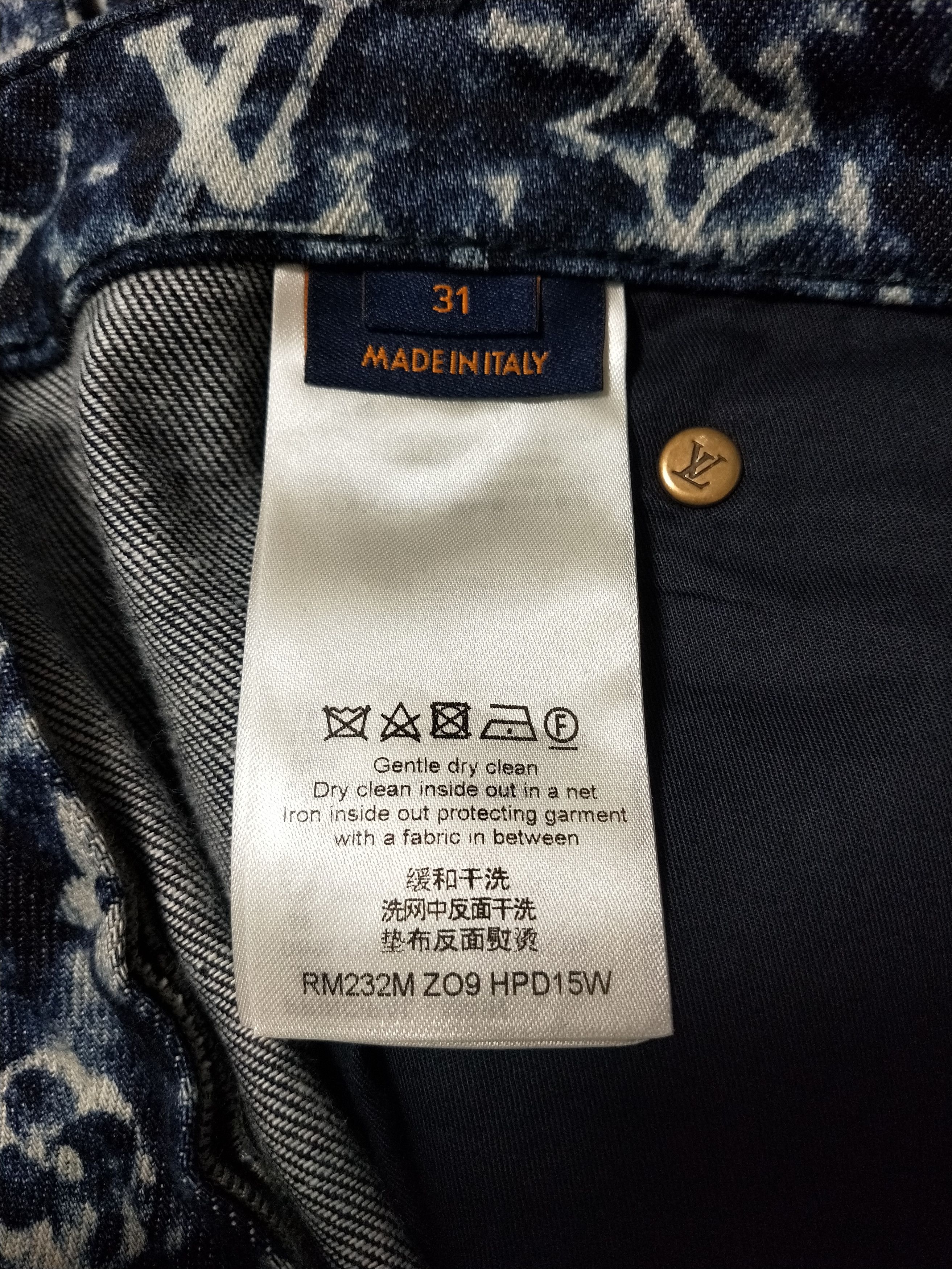Louis Vuitton Monogram Denim Jeans Size US 33 - 7 Thumbnail