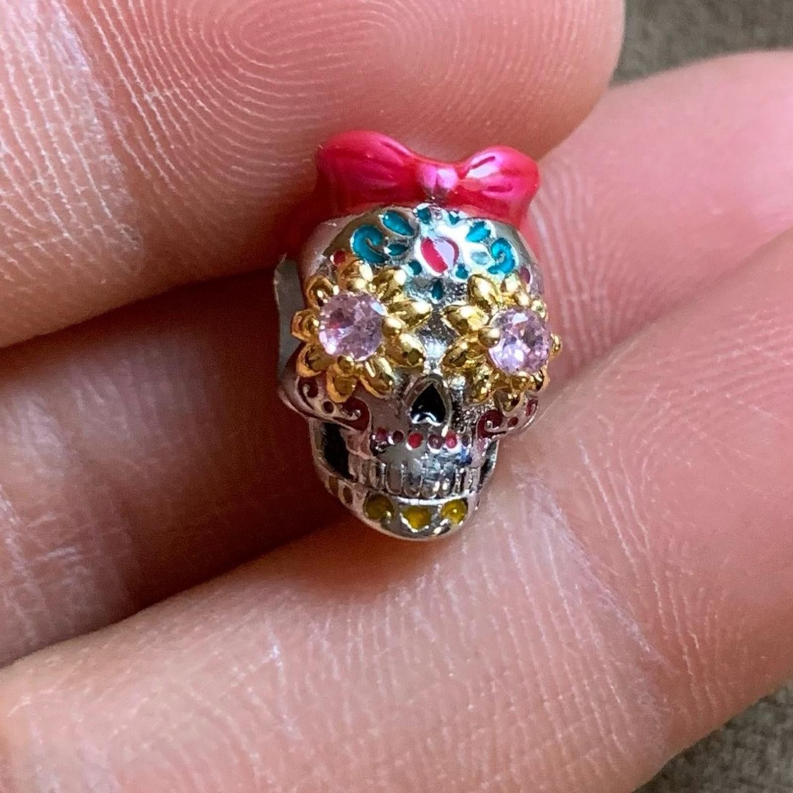 Other NWOT Glow-in-the-Dark Barbie Skull Charm Sterling Silver 925 Size ONE SIZE - 1 Thumbnail