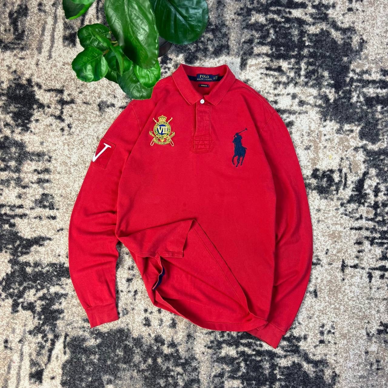 Polo Ralph Lauren Polo Ralph Lauren Luxury Big Logo Rugby Long Sleeve Size US L / EU 52-54 / 3 - 1 Thumbnail