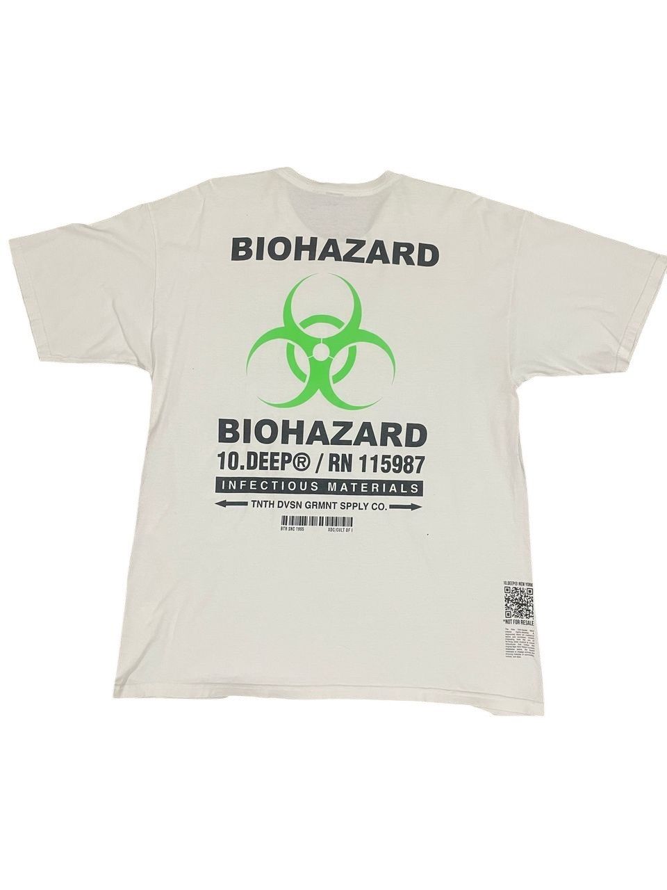 Designer Biohazard Tee White Size US XL / EU 56 / 4 - 1 Thumbnail