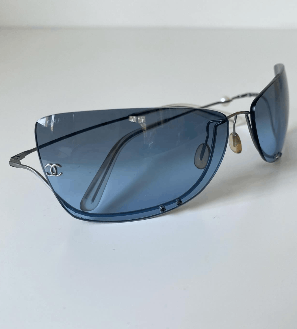 Chanel Chanel Sunglasses 4053 Rhinestone 4017 Rimless Size ONE SIZE - 3 Thumbnail