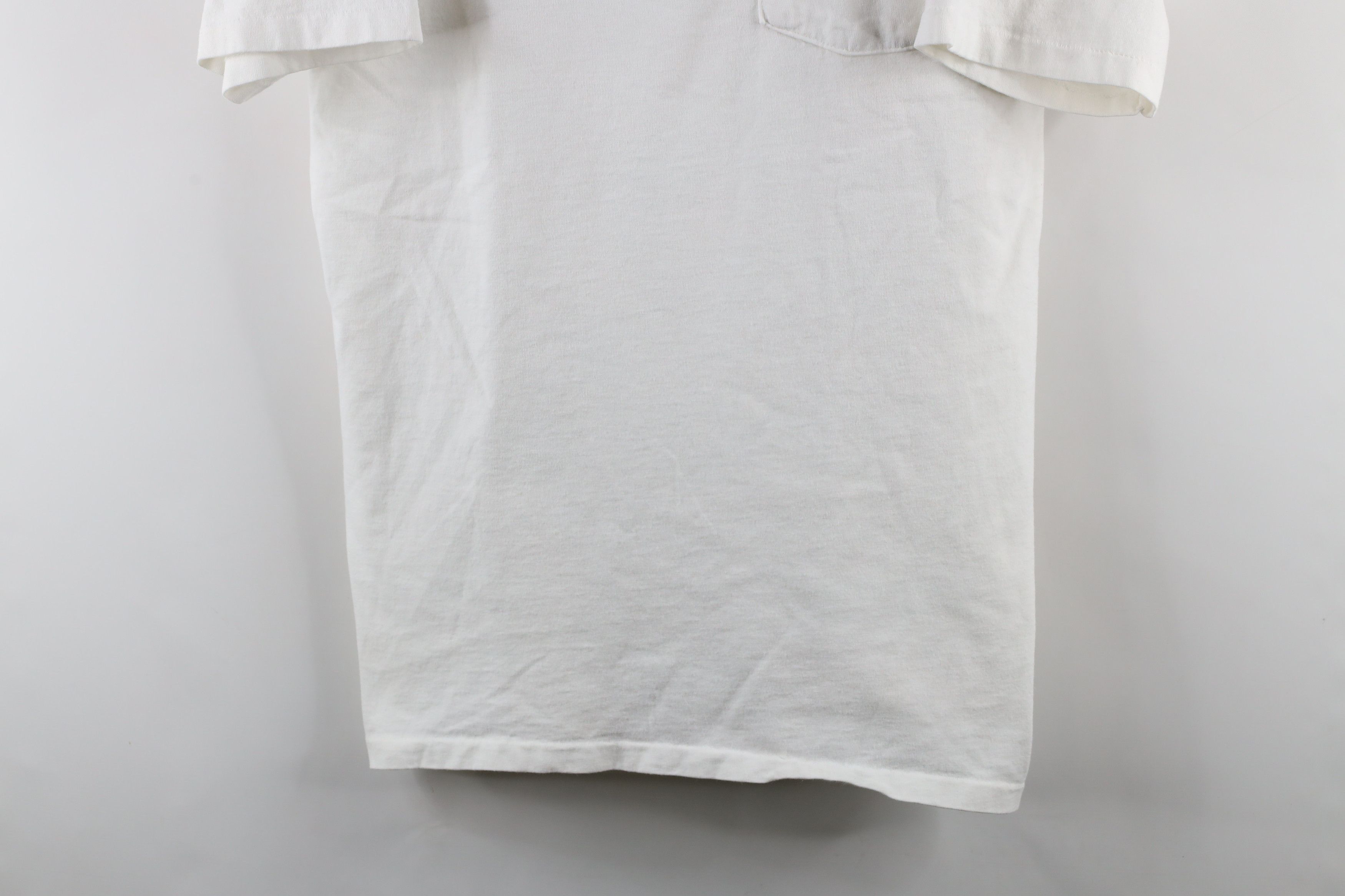 Columbia × Vintage Vintage 90s Columbia Heavyweight Cotton T-Shirt White USA Size US L / EU 52-54 / 3 - 3 Thumbnail