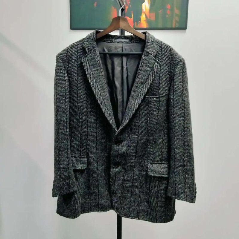 Burberry Burberry Men's Gray Wool Long Sleeve Coat Size US L / EU 52-54 / 3 - 1 Thumbnail