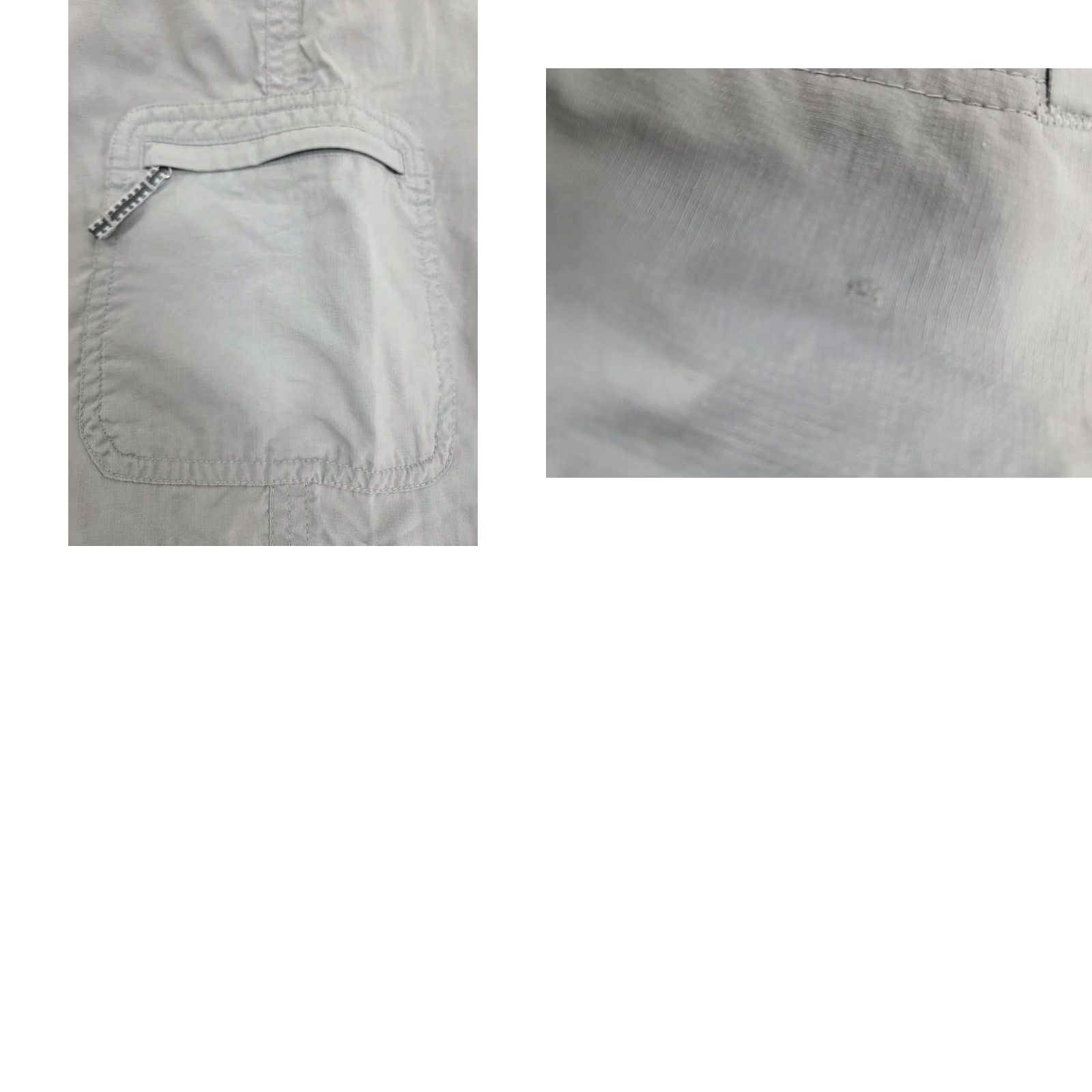 The North Face The North Face Womens Casual Cargo Shorts Gray Chino 10 Regular Drawstring Pockets Logo Embroidered Zipper Sling Pocket Size 32" / US 10 / IT 46 - 9 Thumbnail