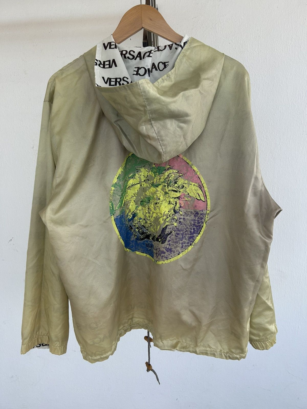 Versace Jeans Couture Reversible Versace Monogram Gold Vintage Jacket Size US L / EU 52-54 / 3 - 4 Thumbnail