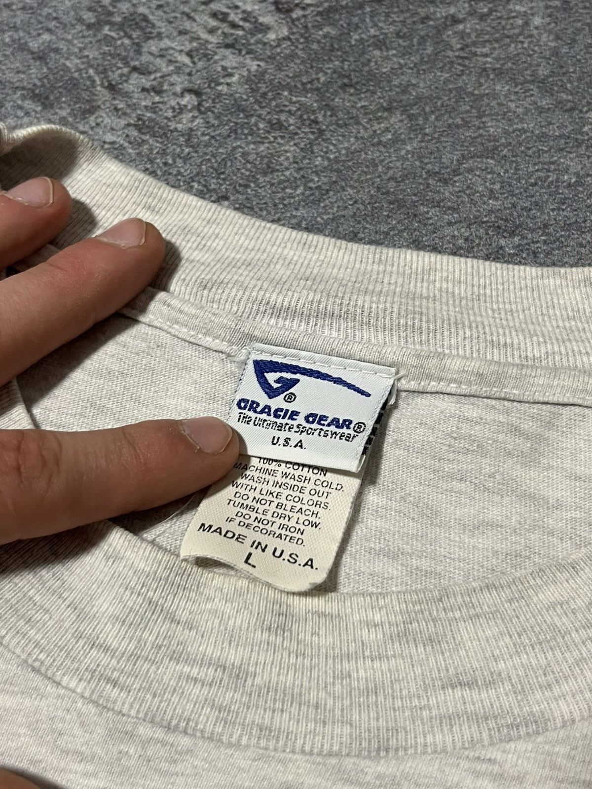 Vintage RARE Vintage 90s Gracie Jiu-Jitsu Shirt Size US L / EU 52-54 / 3 - 6 Thumbnail
