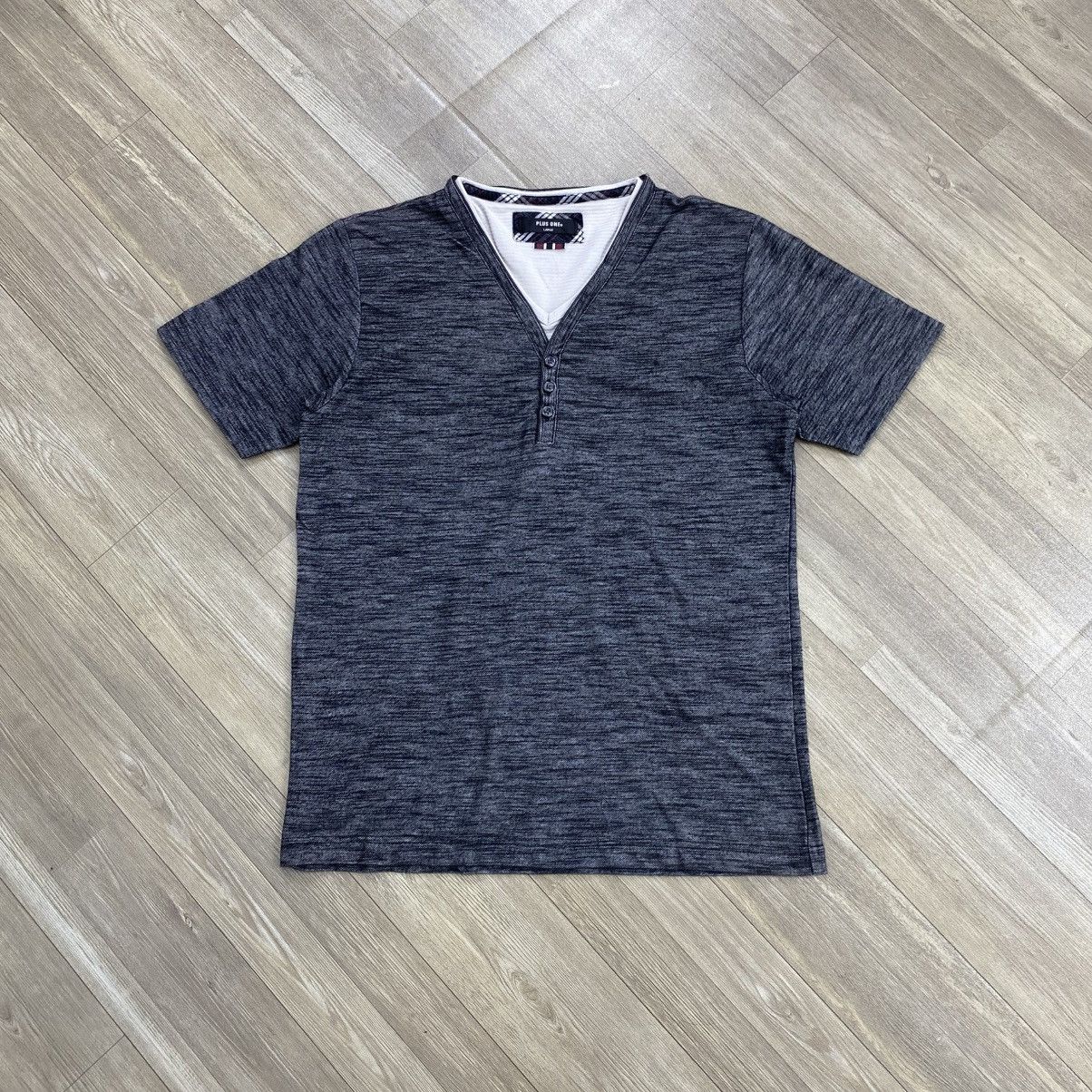 Japanese Brand 2000s Plus One Double Layers Beauty Beast Goa Lgb Button Tee Size US M / EU 48-50 / 2 - 1 Thumbnail