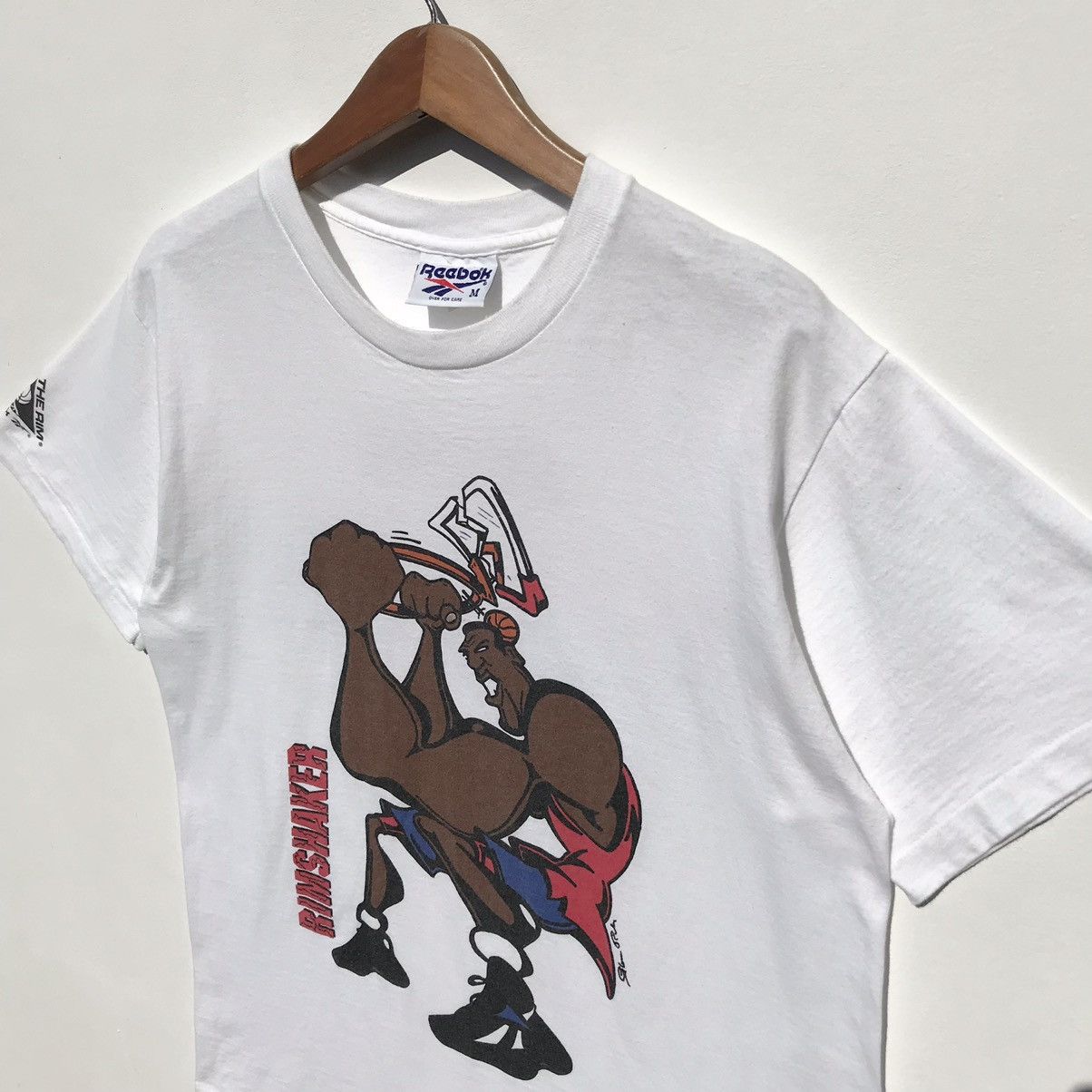Reebok × Vintage Vintage 90s Reebok The Rim Shaker Nba Shirt Size US M / EU 48-50 / 2 - 6 Thumbnail