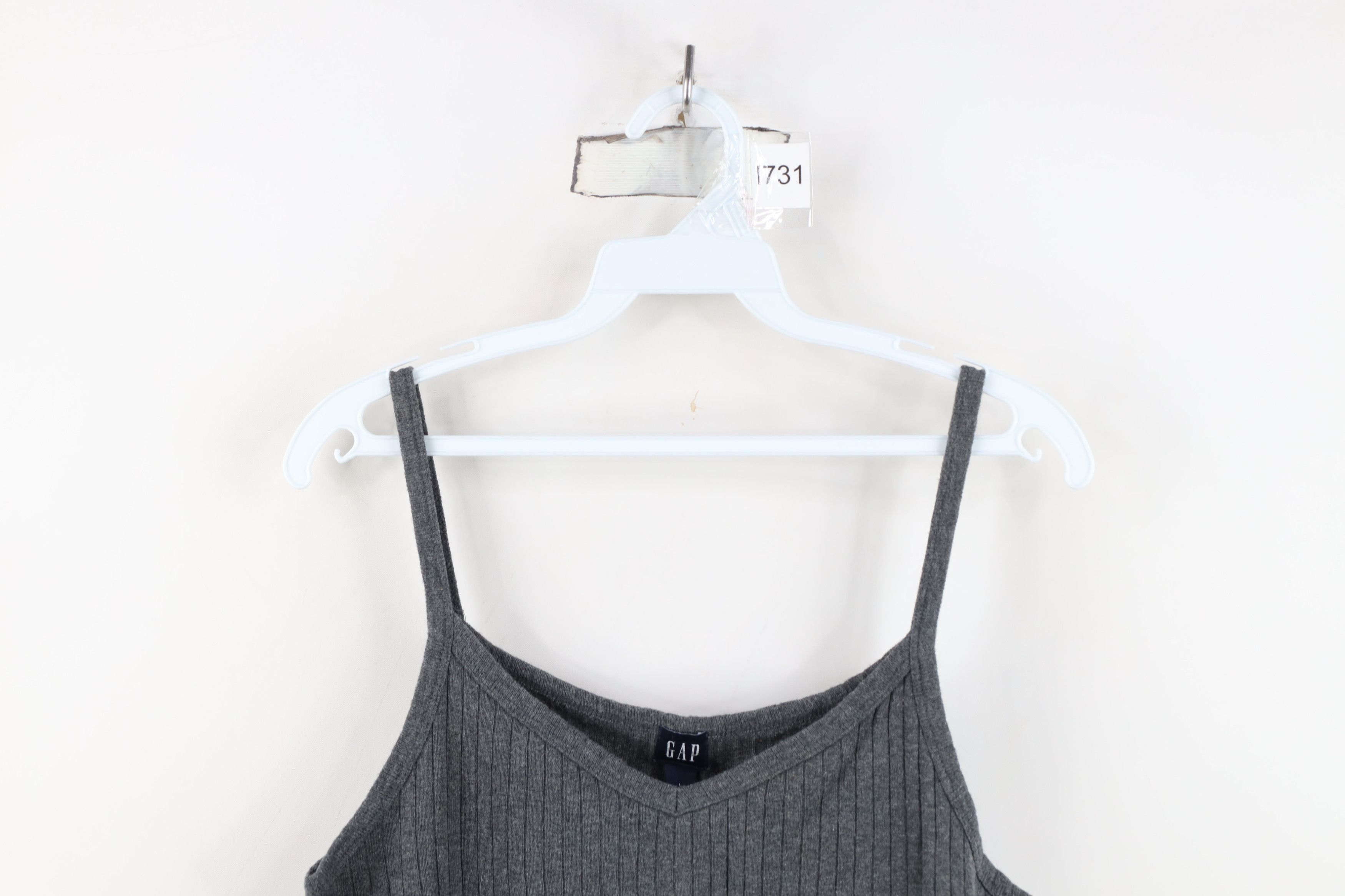 Gap Vintage 90s Gap Babydoll Ribbed Knit Tank Top T-Shirt USA Size L / US 10 / IT 46 - 2 Thumbnail