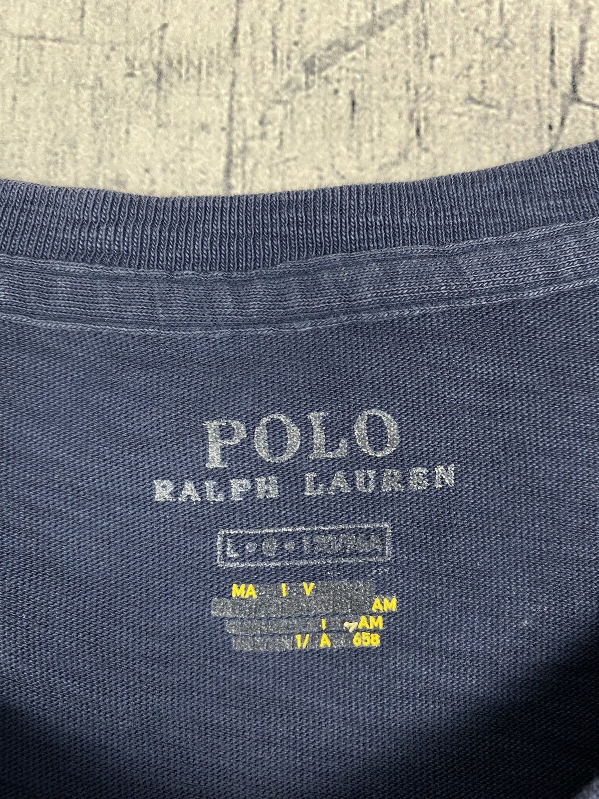 Designer × Polo Ralph Lauren × Vintage Polo Ralph Lauren American Flag Big Logo Tee Size L / US 10 / IT 46 - 9 Thumbnail