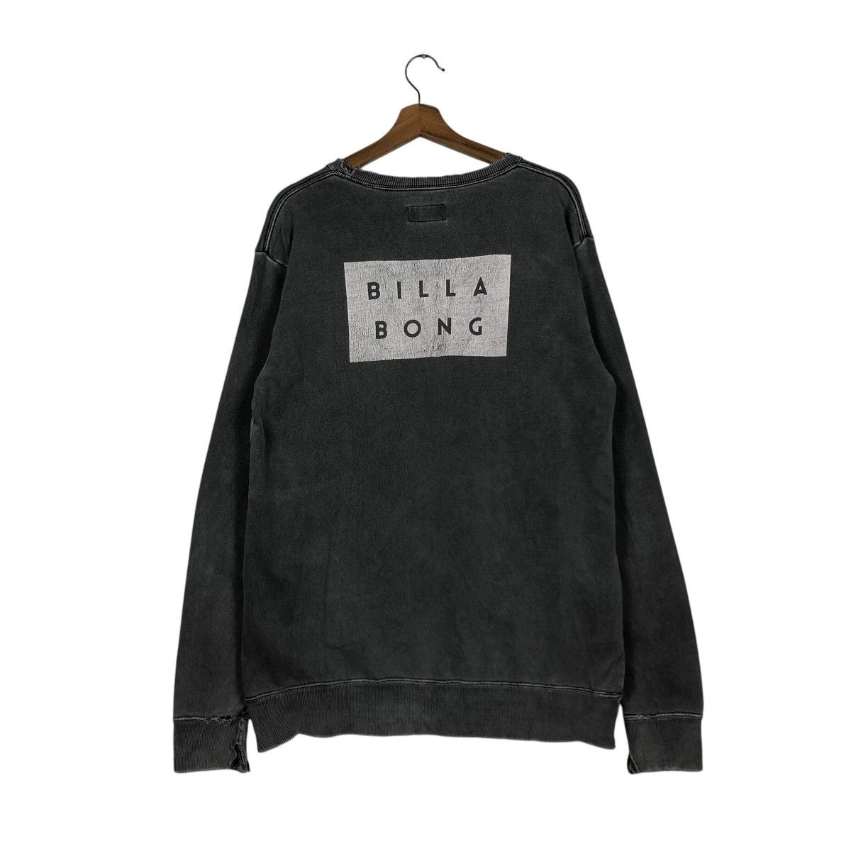 Billabong × Japanese Brand 📌Vintage Sweatshirt Billabong Big Logo Design Faded Design Size US L / EU 52-54 / 3 - 9 Thumbnail