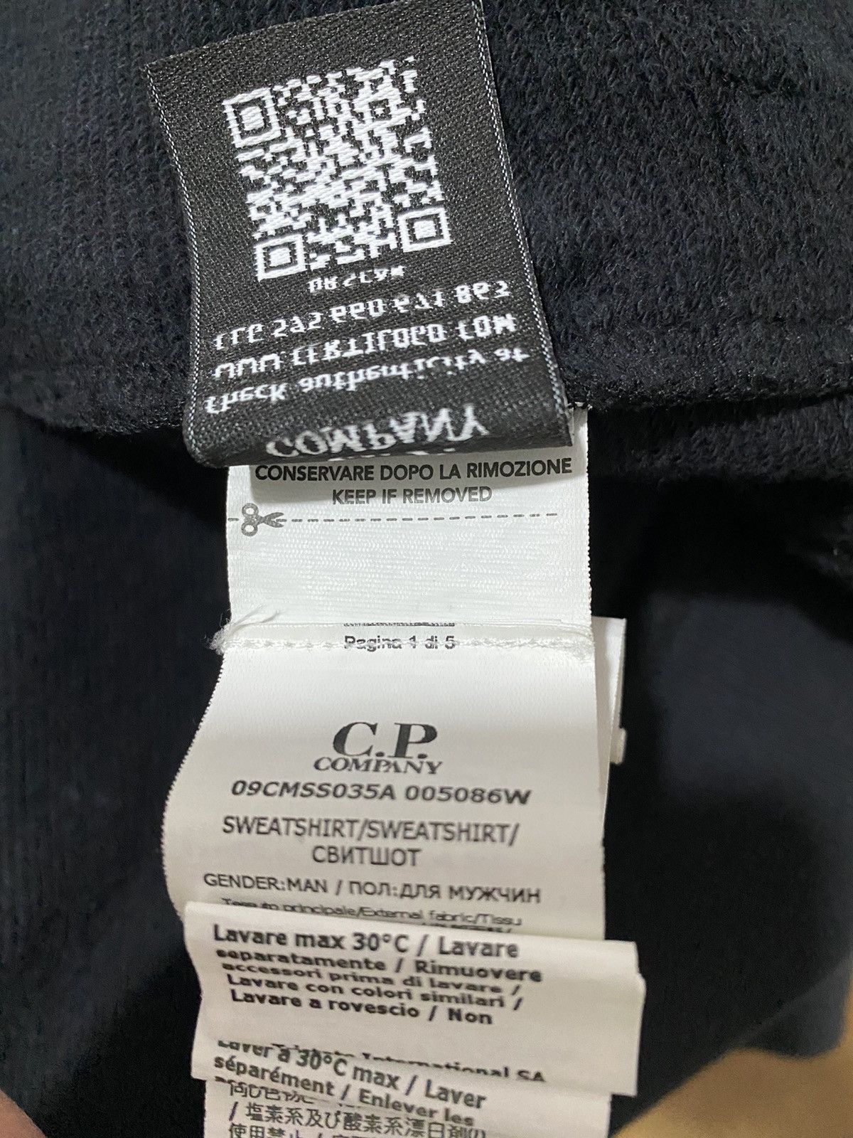 C.P. Company CP Company black hoodie, size XL, in excellent condition. Size US XL / EU 56 / 4 - 16 Thumbnail