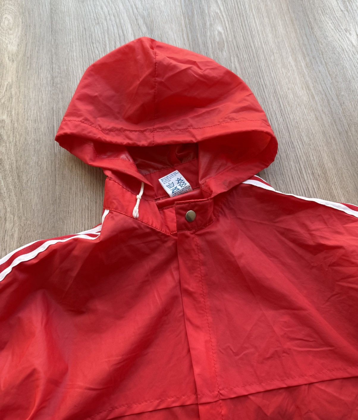 Adidas Vintage 70-80s Adidas Ventex Red Windbreaker Track Jacket Size US M / EU 48-50 / 2 - 6 Thumbnail
