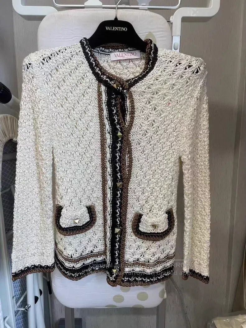Valentino Valentino Knitted cardigan Size S / US 4 / IT 40 - 1 Thumbnail