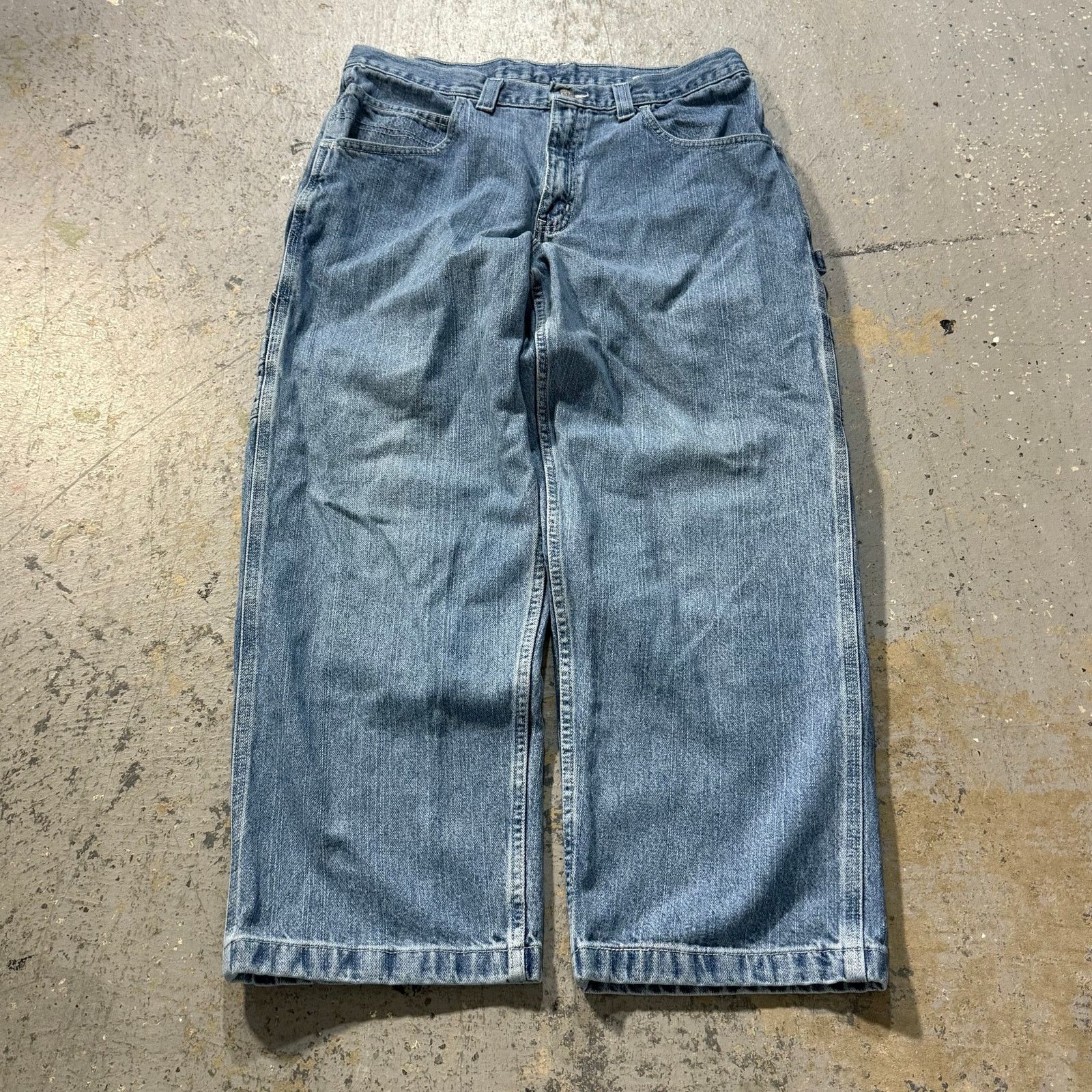 Faded Glory Y2K Loose Fit Carpenter Jeans Size US 34 / EU 50 - 1 Thumbnail