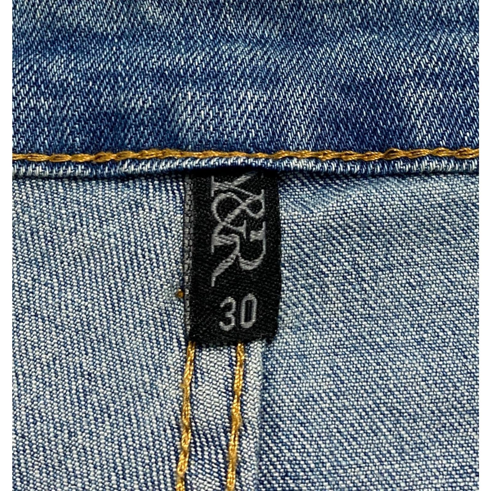 Vintage Y&R Young Reckless Jeans Mens 30 Blue Ripped Distressed Patch Skinny Size US 30 / EU 46 - 8 Thumbnail