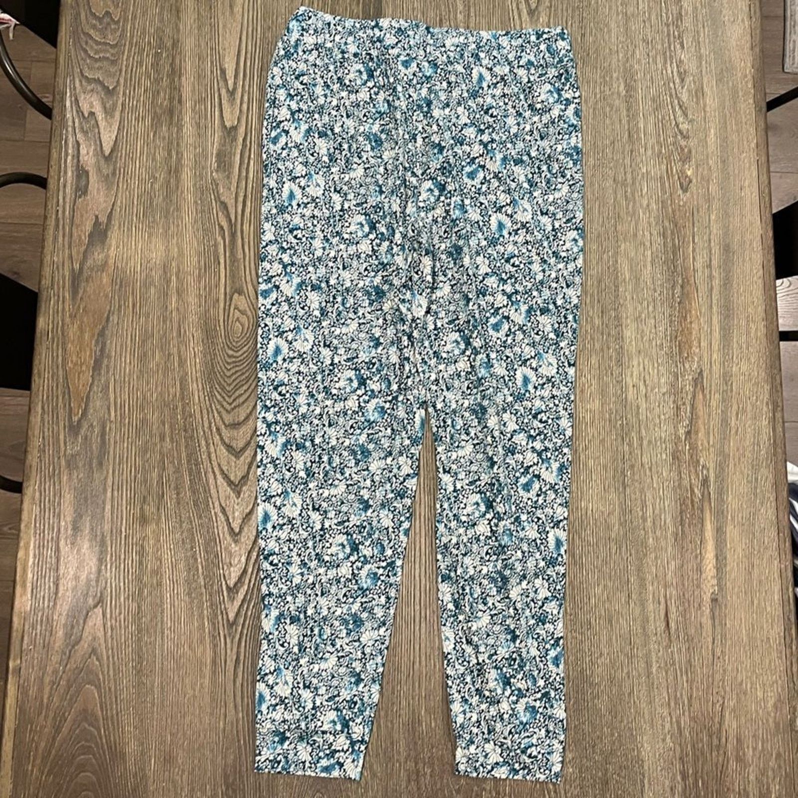 J. Jill NWOT J. Jill Jogger Pants Floral High Rise Elastic Size S Size 26" / US 2 / IT 38 - 5 Thumbnail
