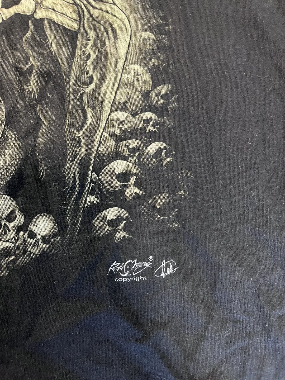 Vintage Vintage Rock Chang Snake Skull Tee XL Double Sided Size US XL / EU 56 / 4 - 4 Thumbnail