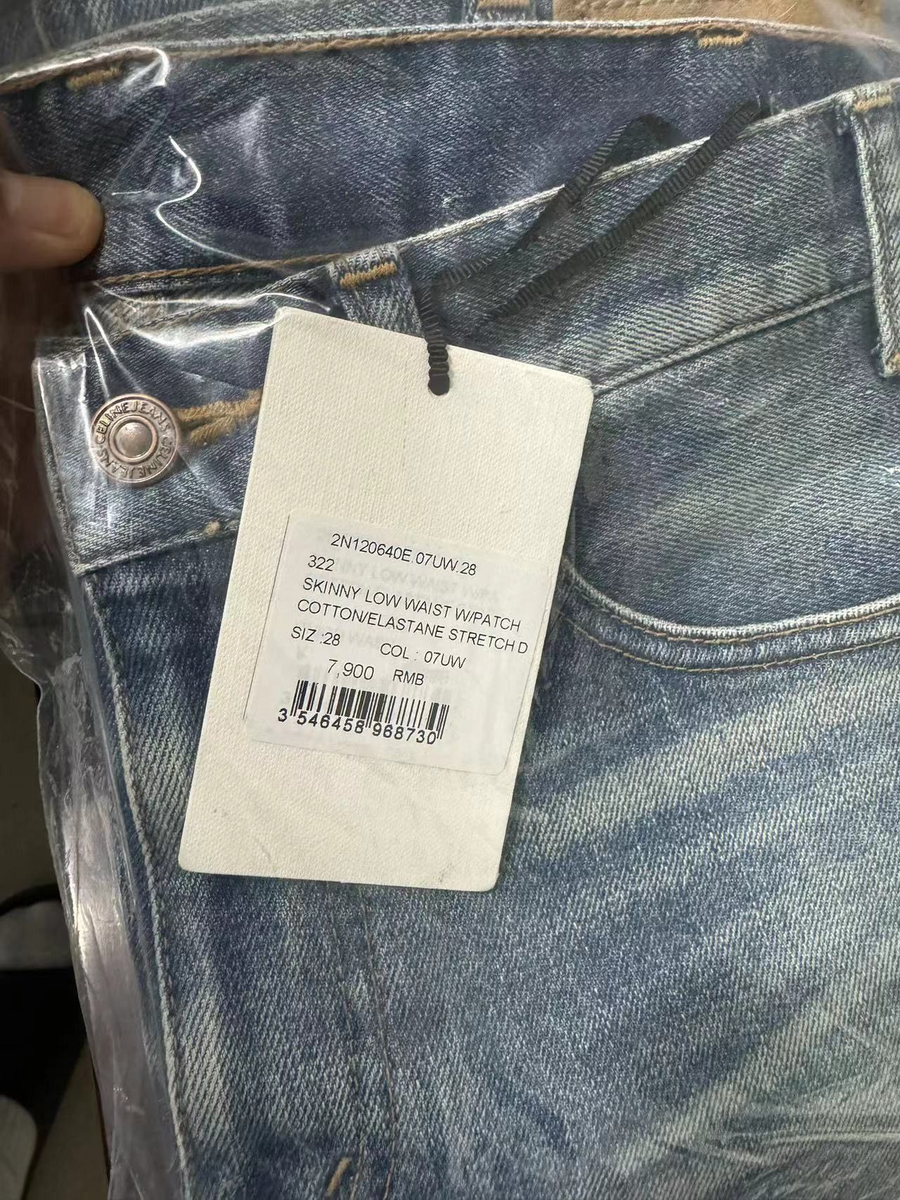 Celine × Hedi Slimane 19FW Skinny Union Wash Denim sz28/30/32 Size US 30 / EU 46 - 5 Thumbnail