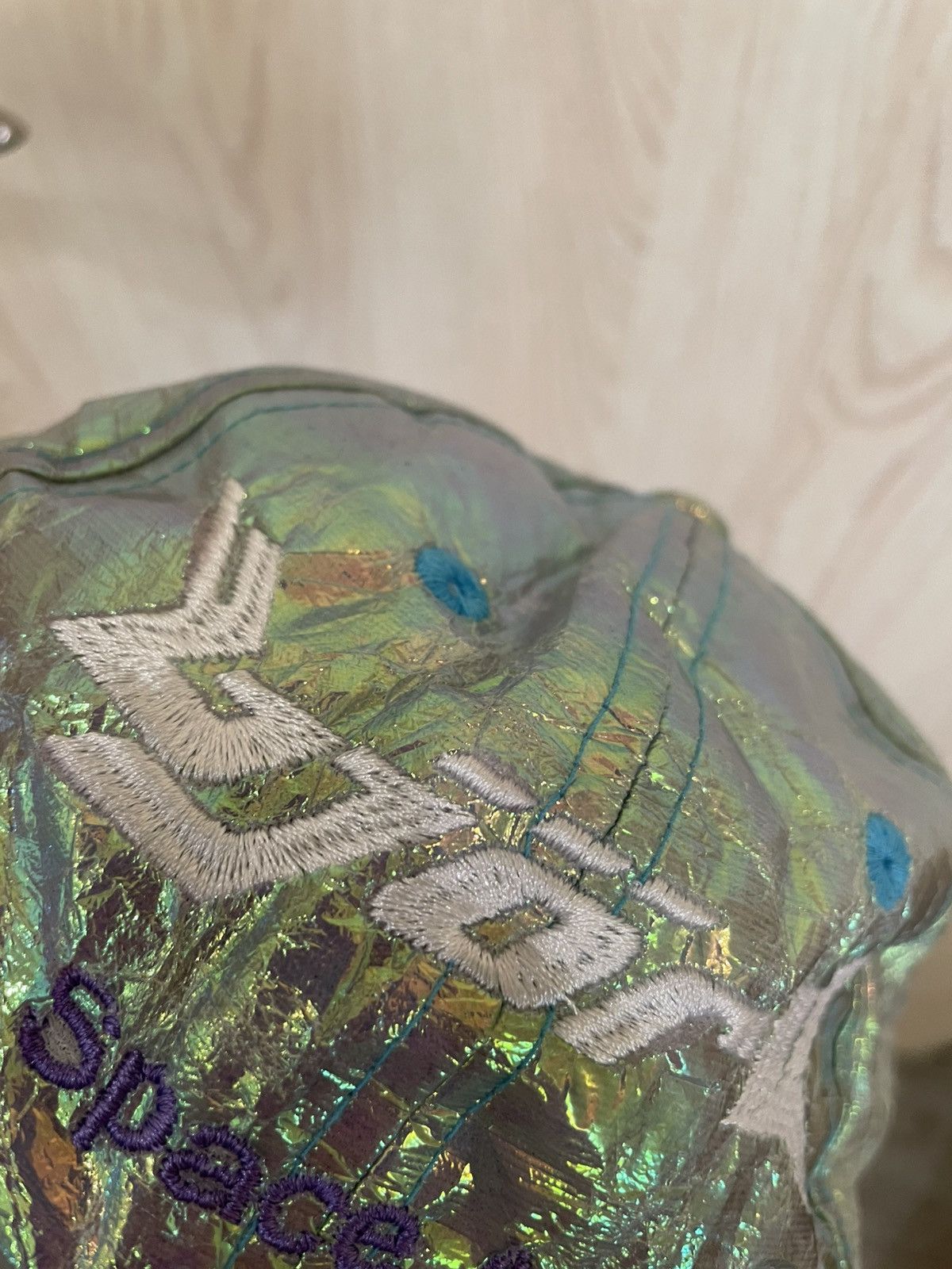 Hook-Ups VERY RARE Bjork Space Age Chameleon vintage cap hat Size ONE SIZE - 19 Thumbnail