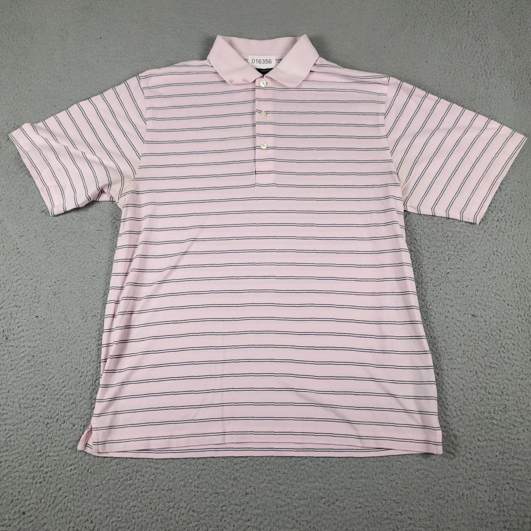 Vintage VINTAGE Greg Norman Polo Shirt Mens Size Medium Pink Striped Short Sleeve Casual Polo Shirt Modern/Preppy Mens Medium Pink Red White Stripes Size US M / EU 48-50 / 2 - 2 Thumbnail