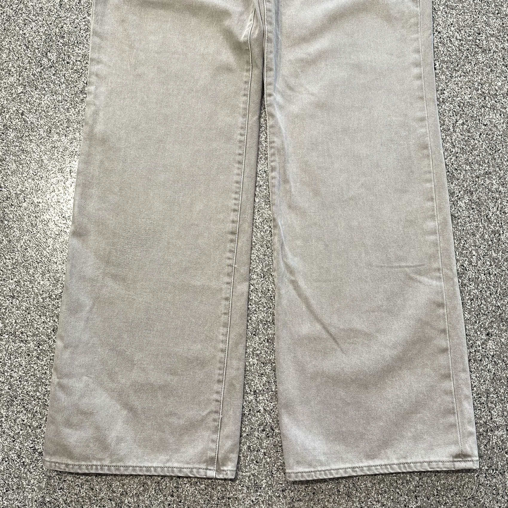 Express Express Jeans Womens 8L 32x34 Wide-Leg High Rise Relaxed Denim Jeans Gray color Size 24" / US 00 / IT 34 - 3 Thumbnail
