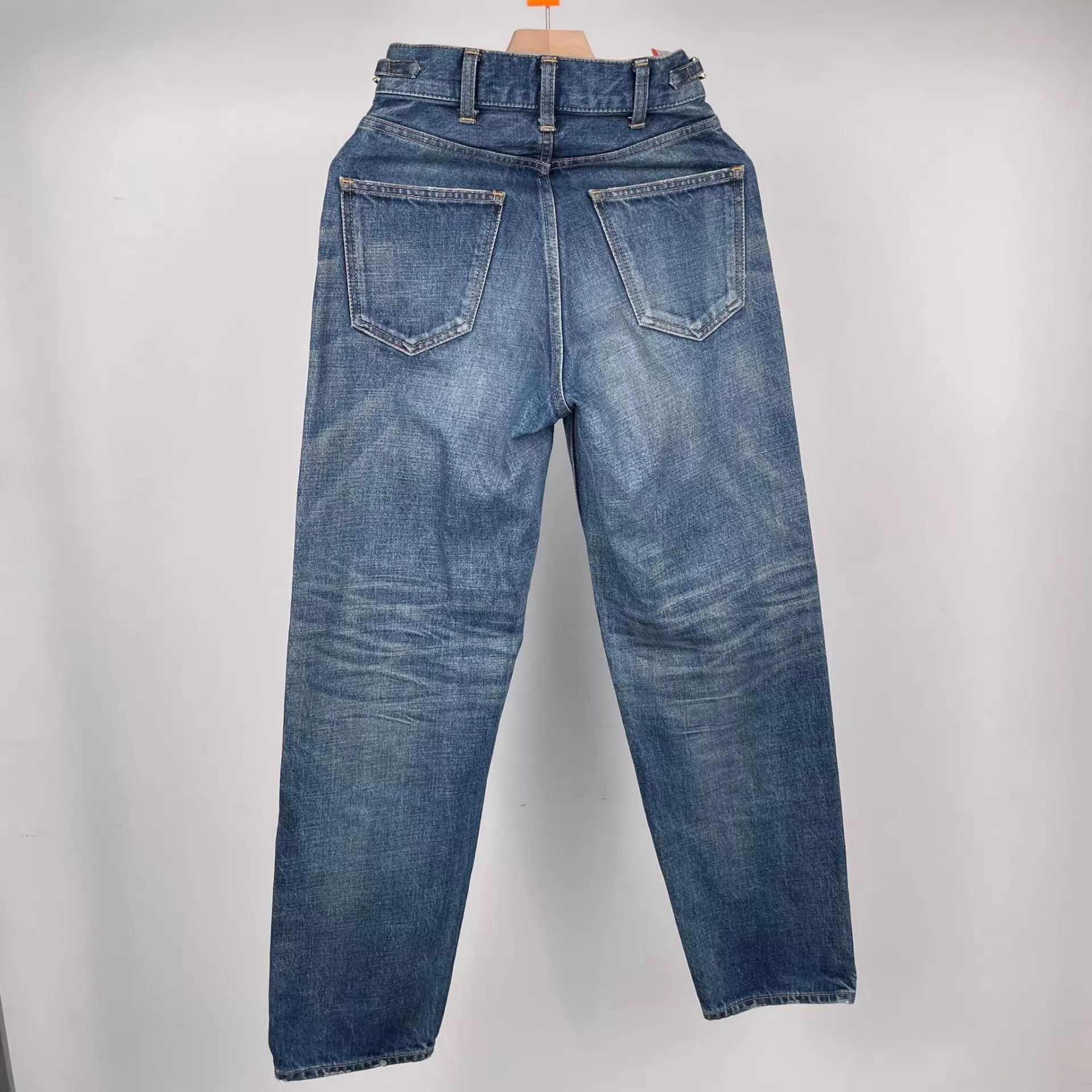 Celine CELINE women's blue jeans 155 260427ZMT8F07 Size 24" / US 00 / IT 34 - 2 Thumbnail