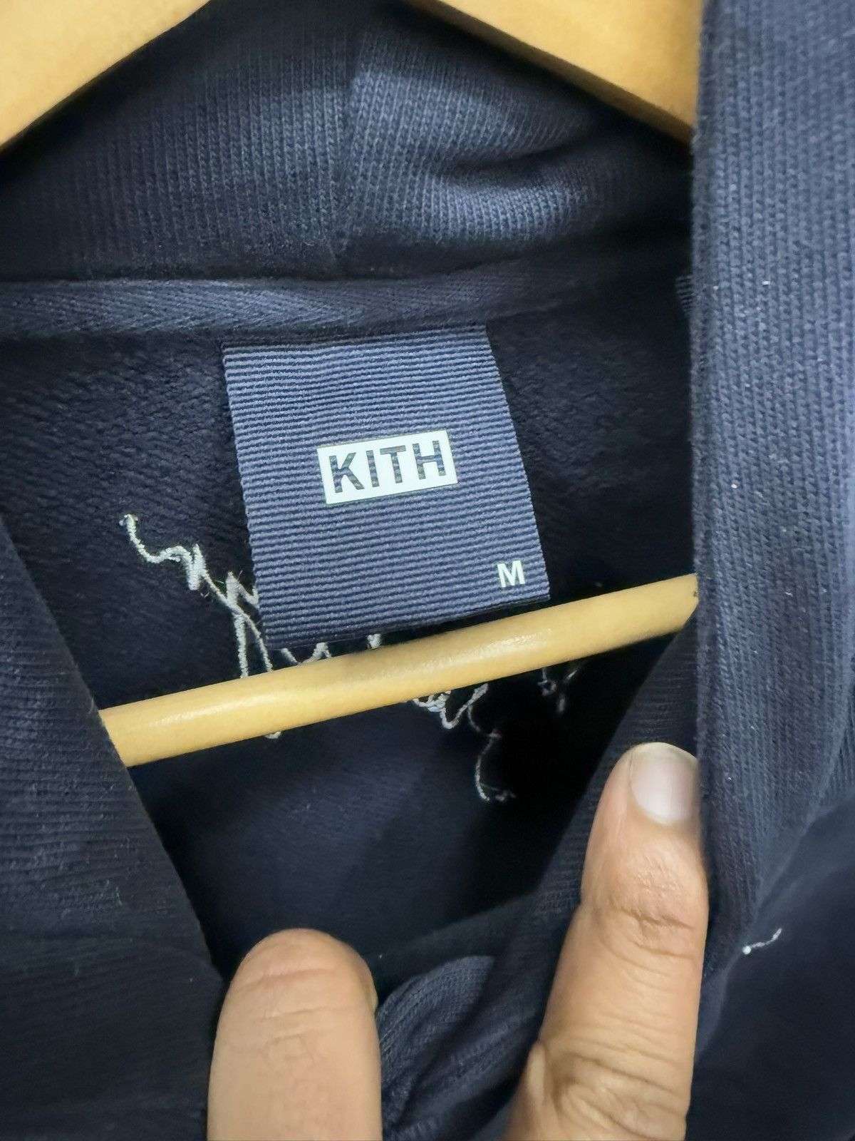 Kith Kith City Script Hoodie Navy Blue / White Size US M / EU 48-50 / 2 - 3 Thumbnail