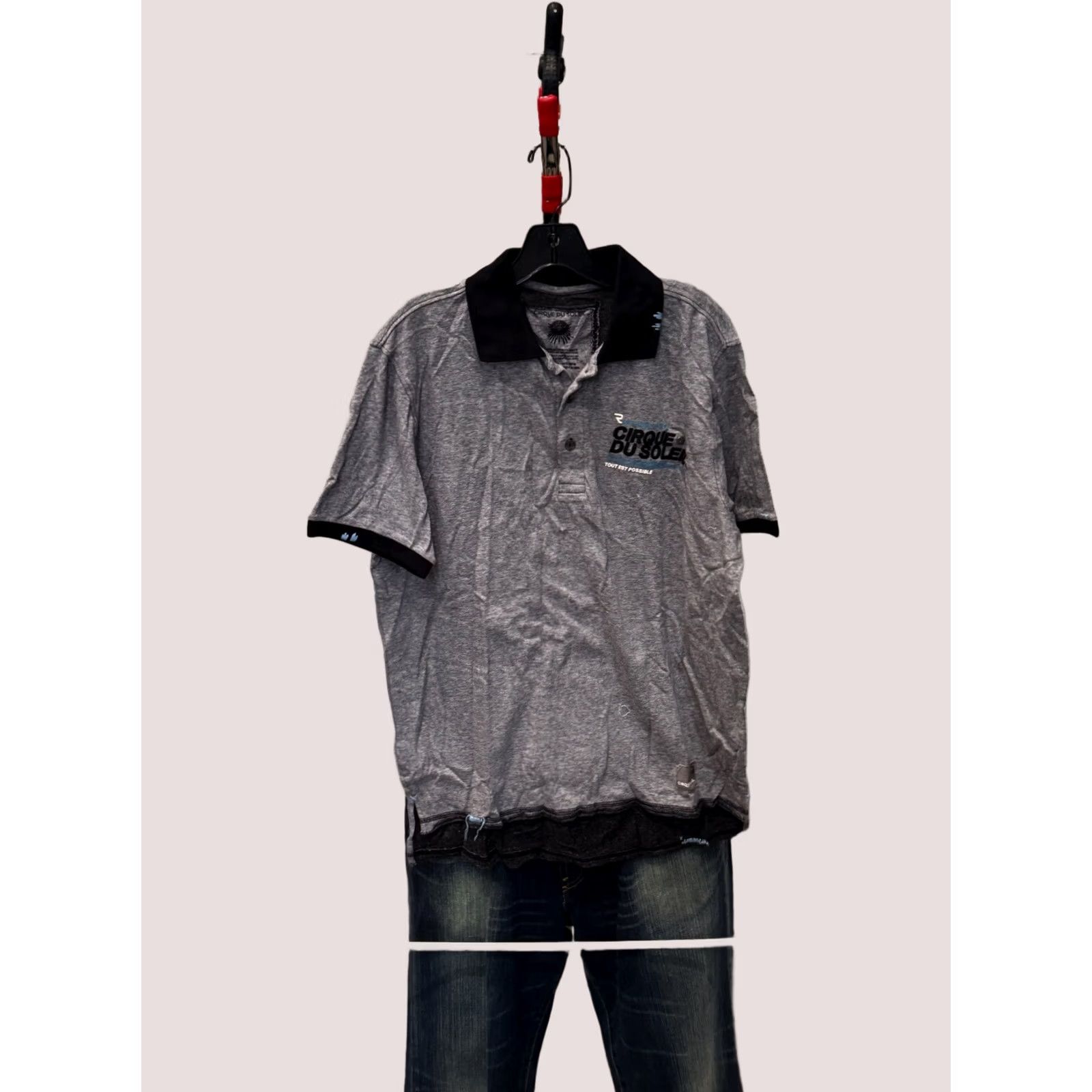 Vintage Cirque Du Soleil Embroidered POLO SHIRT SHORT SLEEVE Medium M Mens Size US M / EU 48-50 / 2 - 1 Thumbnail