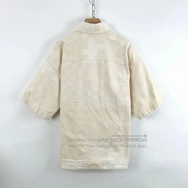 Louis Vuitton Louis Vuitton Embroidered Logo Check Short Shirt. Size US S / EU 44-46 / 1 - 2 Thumbnail