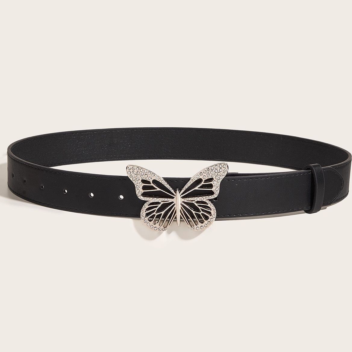 Designer Retro Vintage Belt Riveted Belts Menswear Accessories Size ONE SIZE - 5 Thumbnail