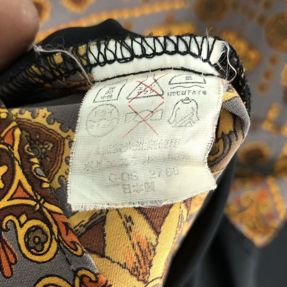 Flannel Vintage 80's Rayon Shirts Round Collar by Reckless Size US L / EU 52-54 / 3 - 16 Thumbnail