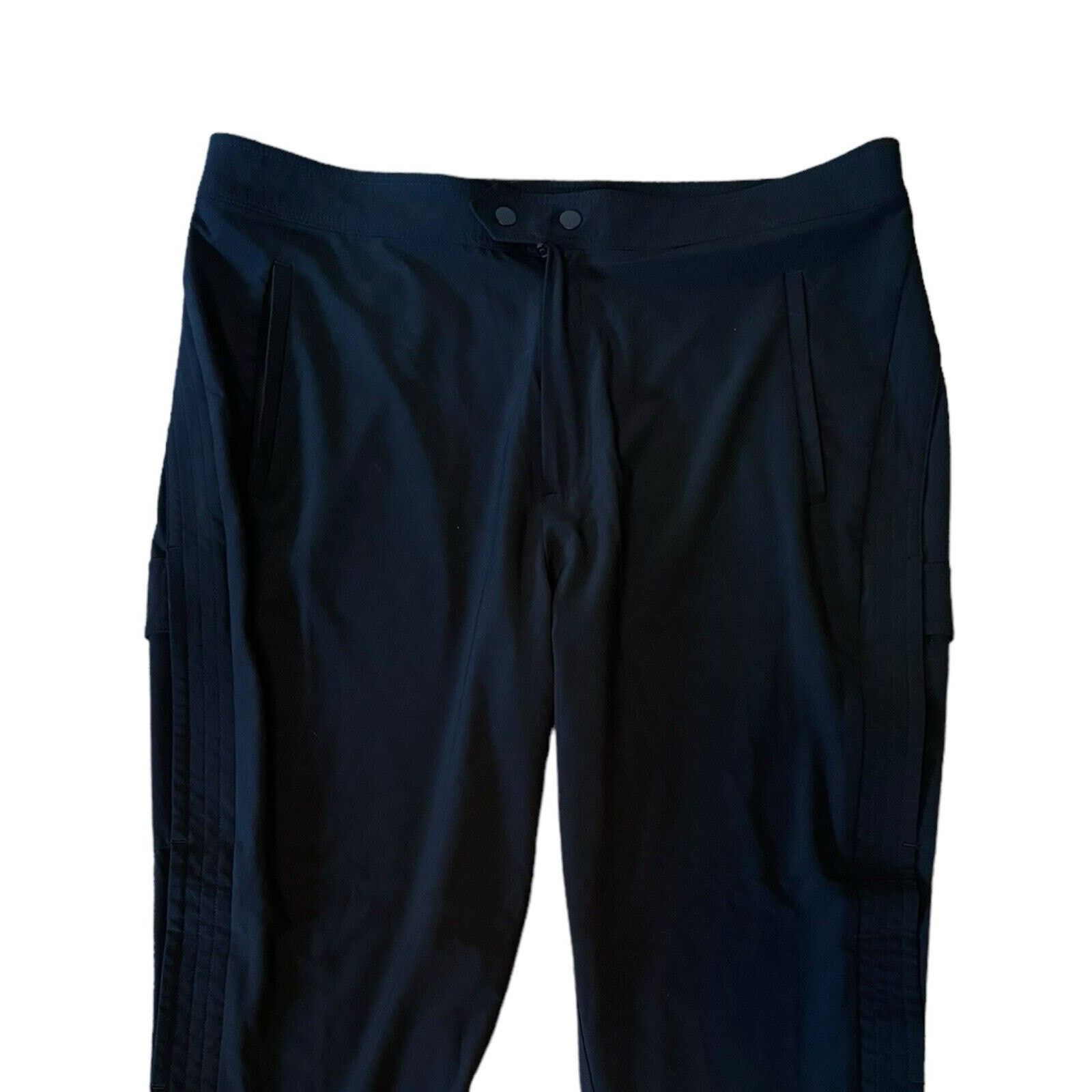 Athleta Athleta Uptown Ankle Pants Black Cargo Stretch Size 38" / US 16 / IT 52 - 3 Thumbnail
