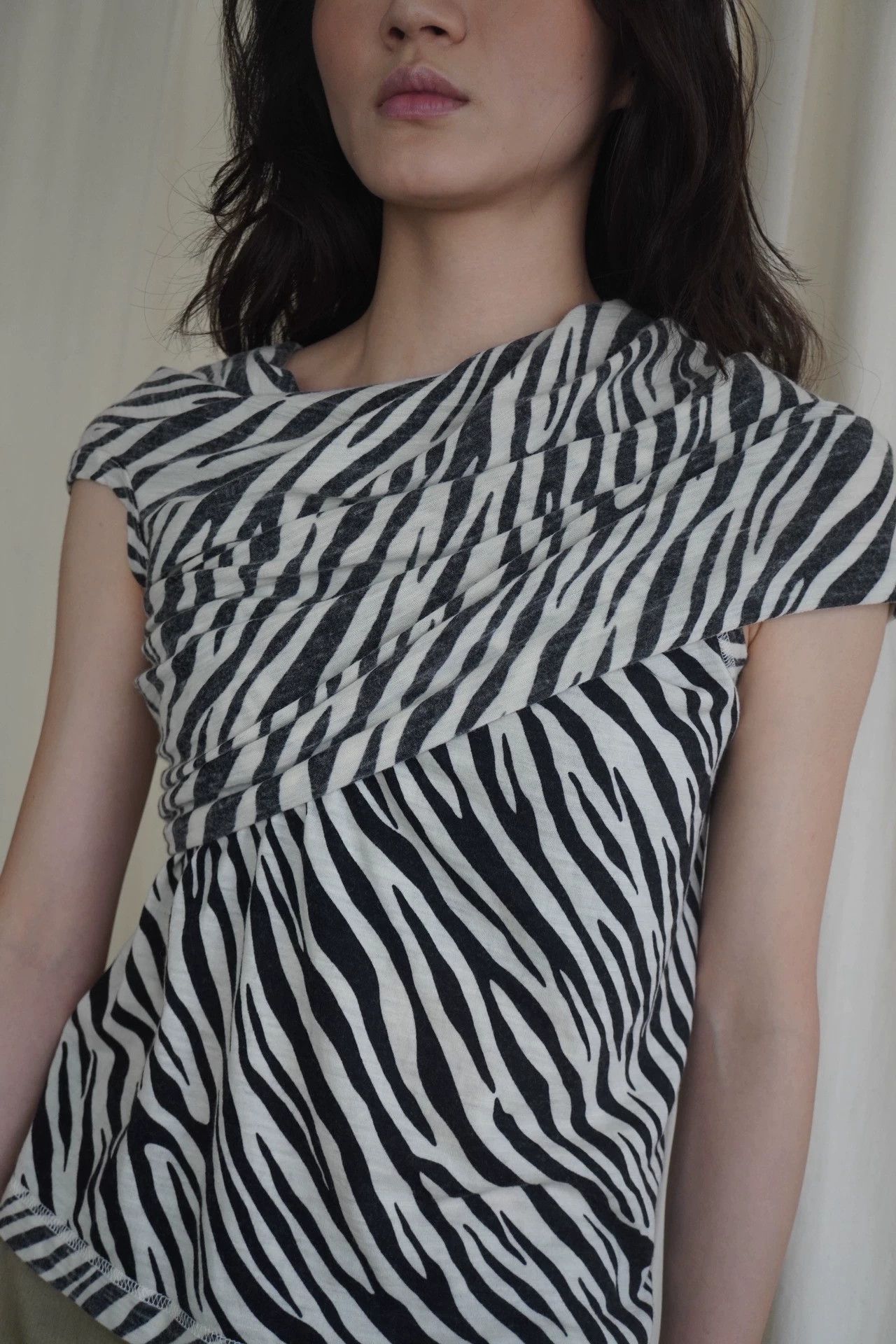 Junya Watanabe Junya Watanabe 2005 Asymmetric Two-Tone Zebra Top S Size S / US 4 / IT 40 - 4 Thumbnail