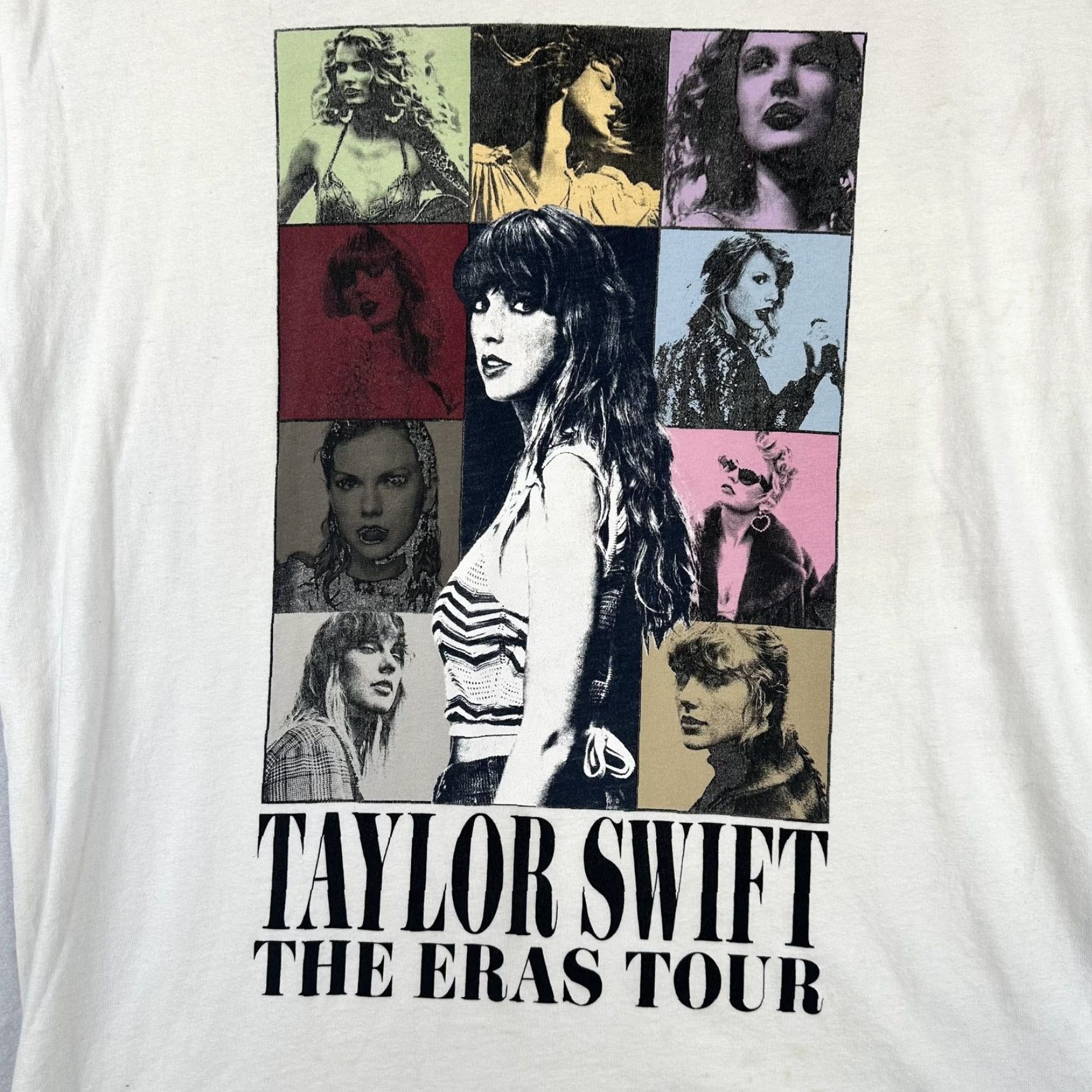 Vintage Taylor Swift Shirt Mens Large White The Eras Tour 2023 Concert Graphic Tee Pop Shirt Mens Large White The Eras Tour 2023 Concert Graphic Tee Pop Size US L / EU 52-54 / 3 - 3 Thumbnail