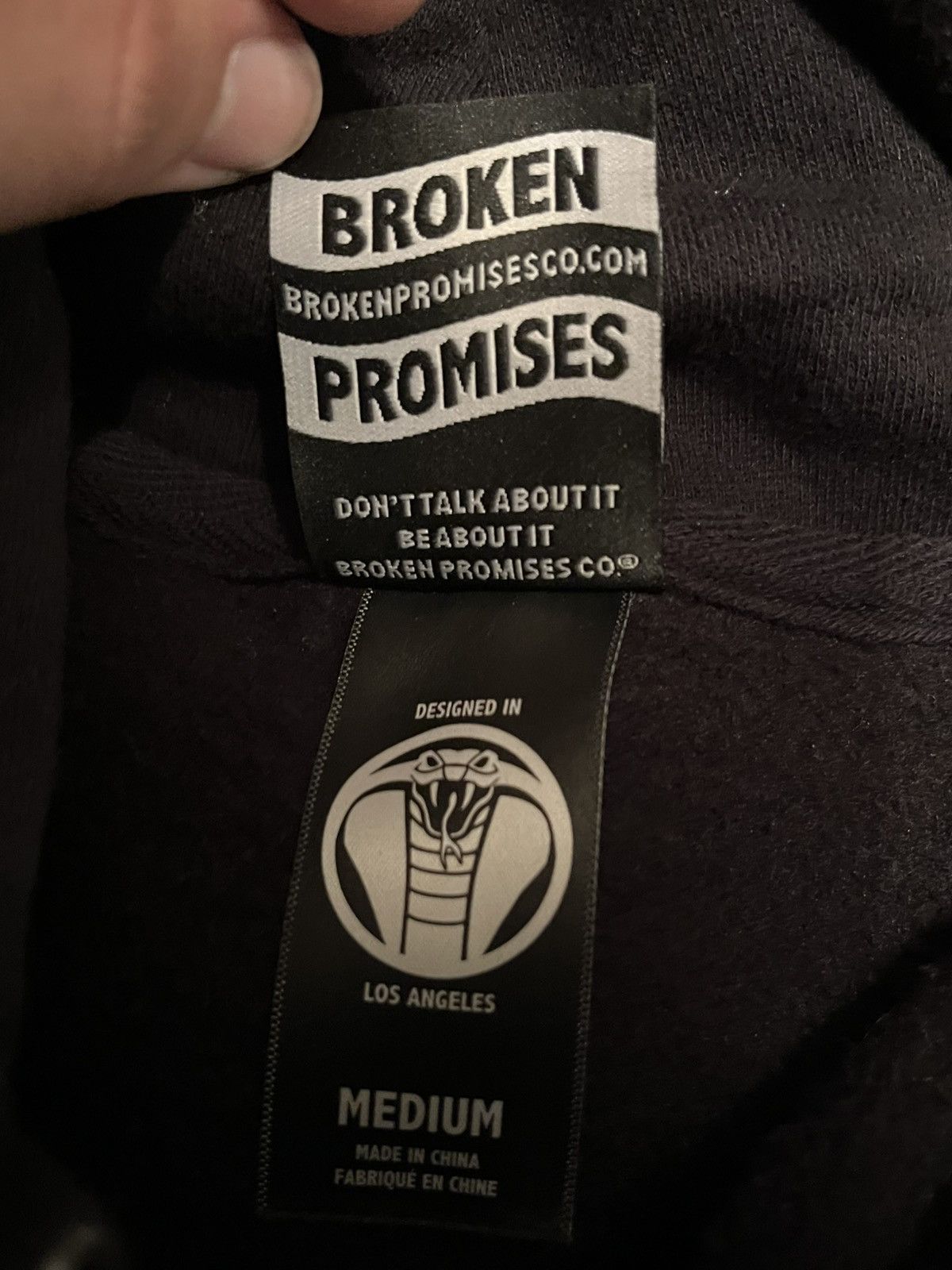 Broken Promises Co. Broken Promises Pullover Hoodie Size US M / EU 48-50 / 2 - 6 Thumbnail