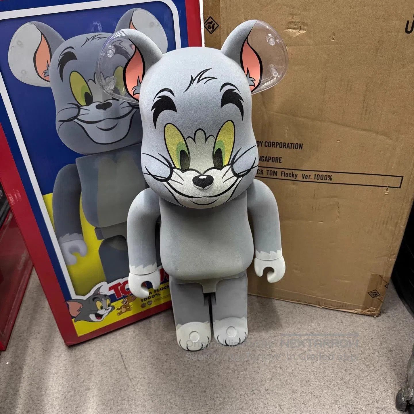 Medicom Toy Gray Cat Character Collectible Toy Figure. Size ONE SIZE - 2 Thumbnail