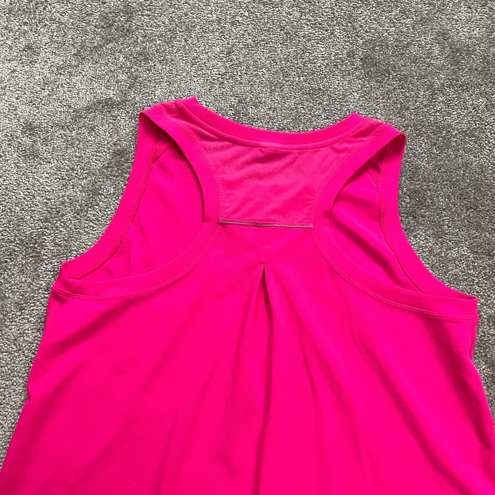 Pinko Unbranded Tank Women Large Pink Racerback Sleeveless Athletic Activewear Womens Size L / US 10 / IT 46 - 3 Thumbnail